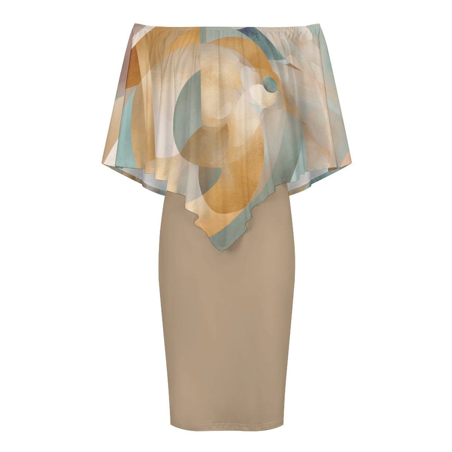 Tonnie Women's Off-shoulder Shawl Dress