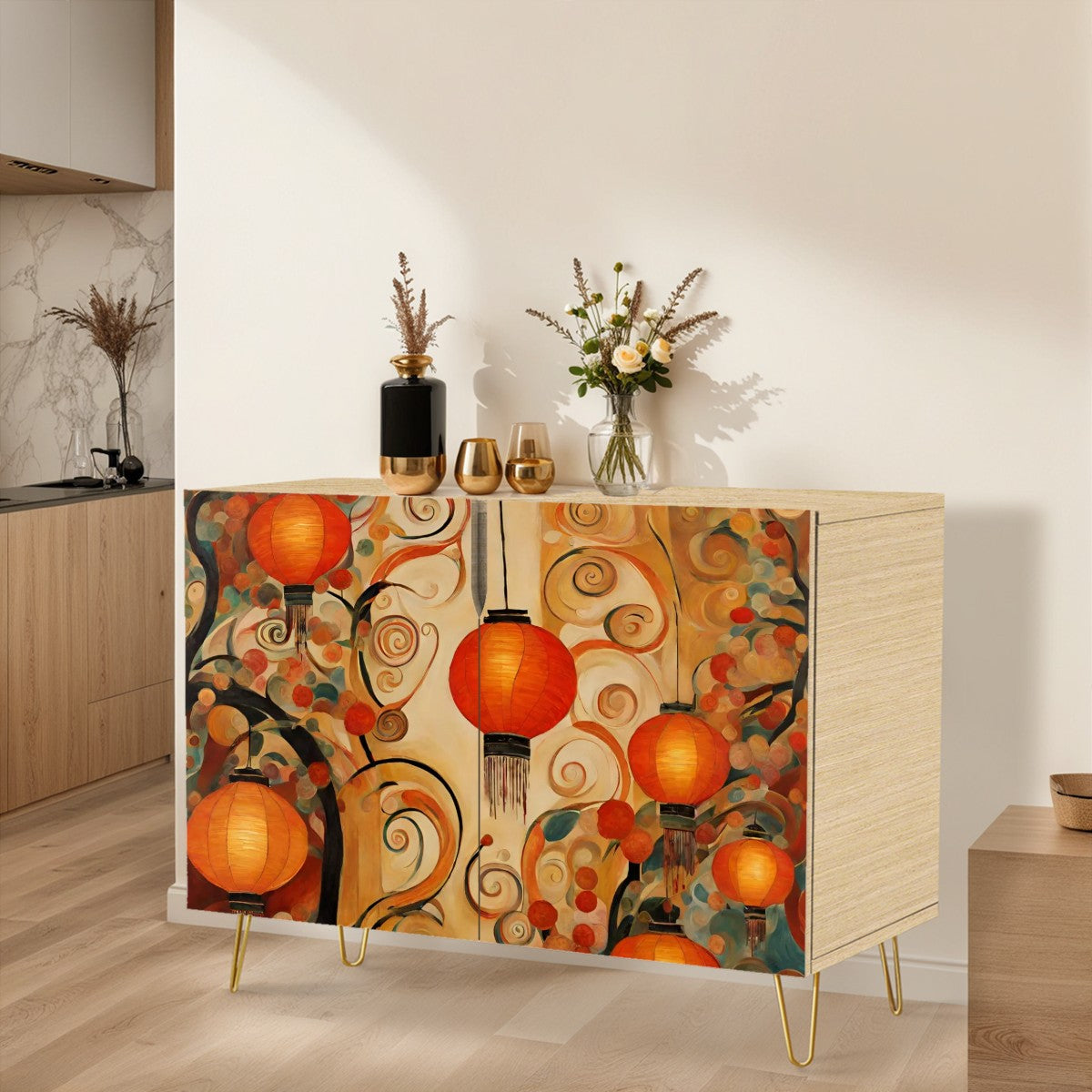 Wooden Storage Cabinet