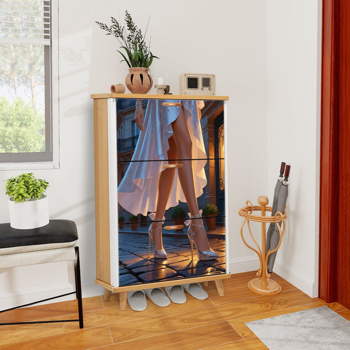 Shoe Cabinet (Made in USA)