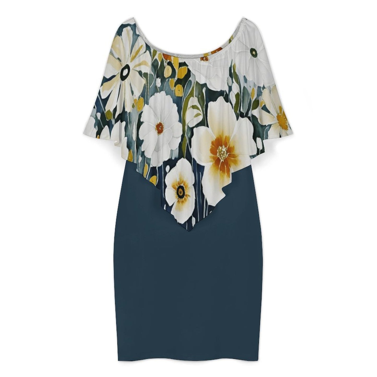Tiffany  Women's Off-shoulder Shawl Dress