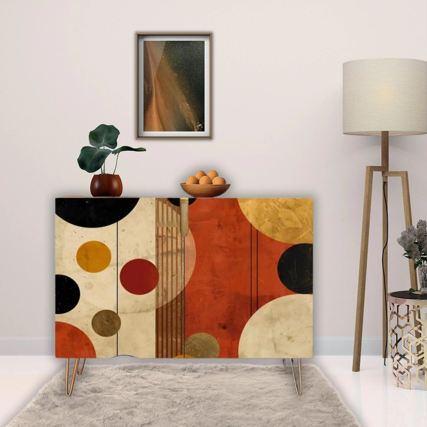 Modern Wooden Storage Cabinet (Made in USA)