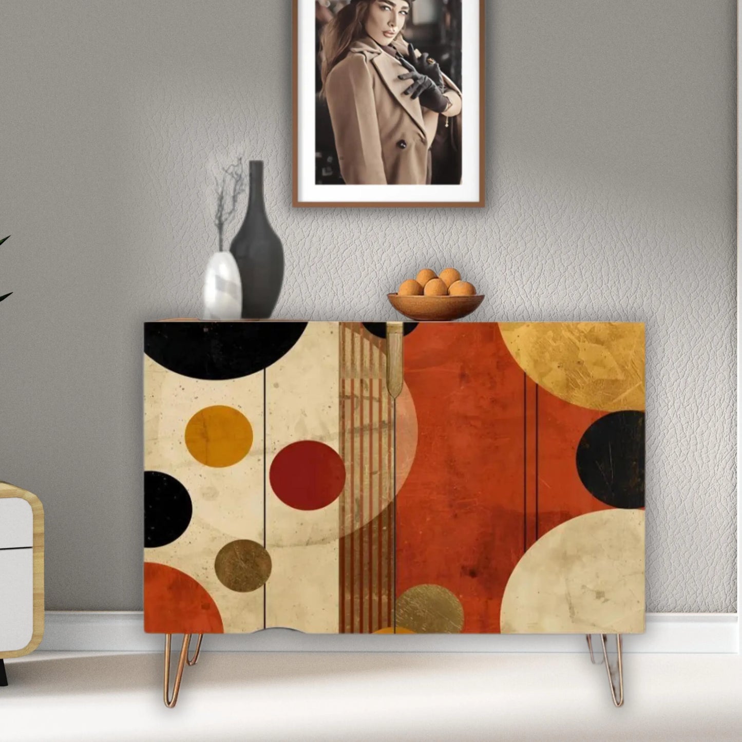 Modern Wooden Storage Cabinet (Made in USA)