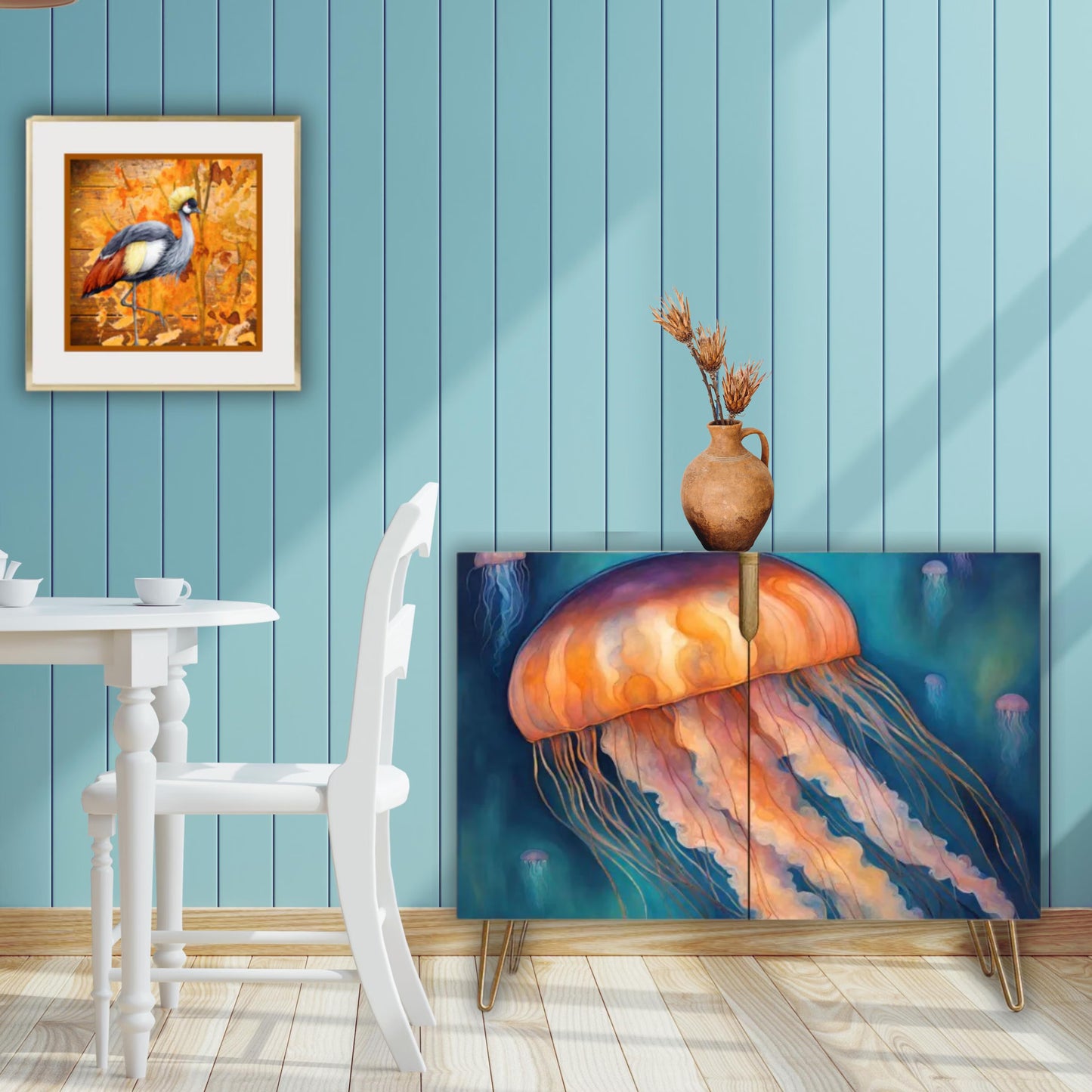 Man if War Wooden Storage Cabinet (Made in USA)