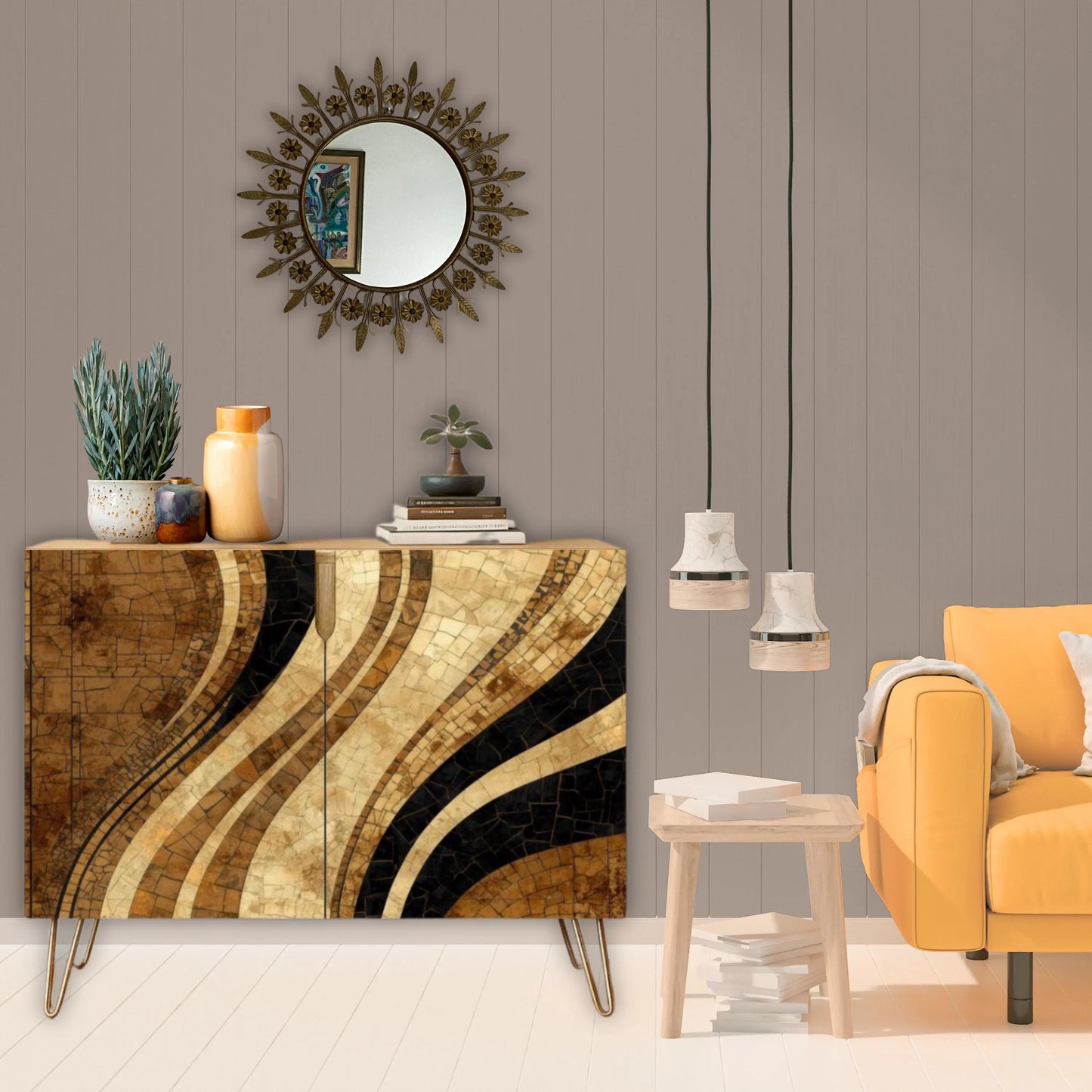 Modern Wooden Storage Cabinet (Made in USA)