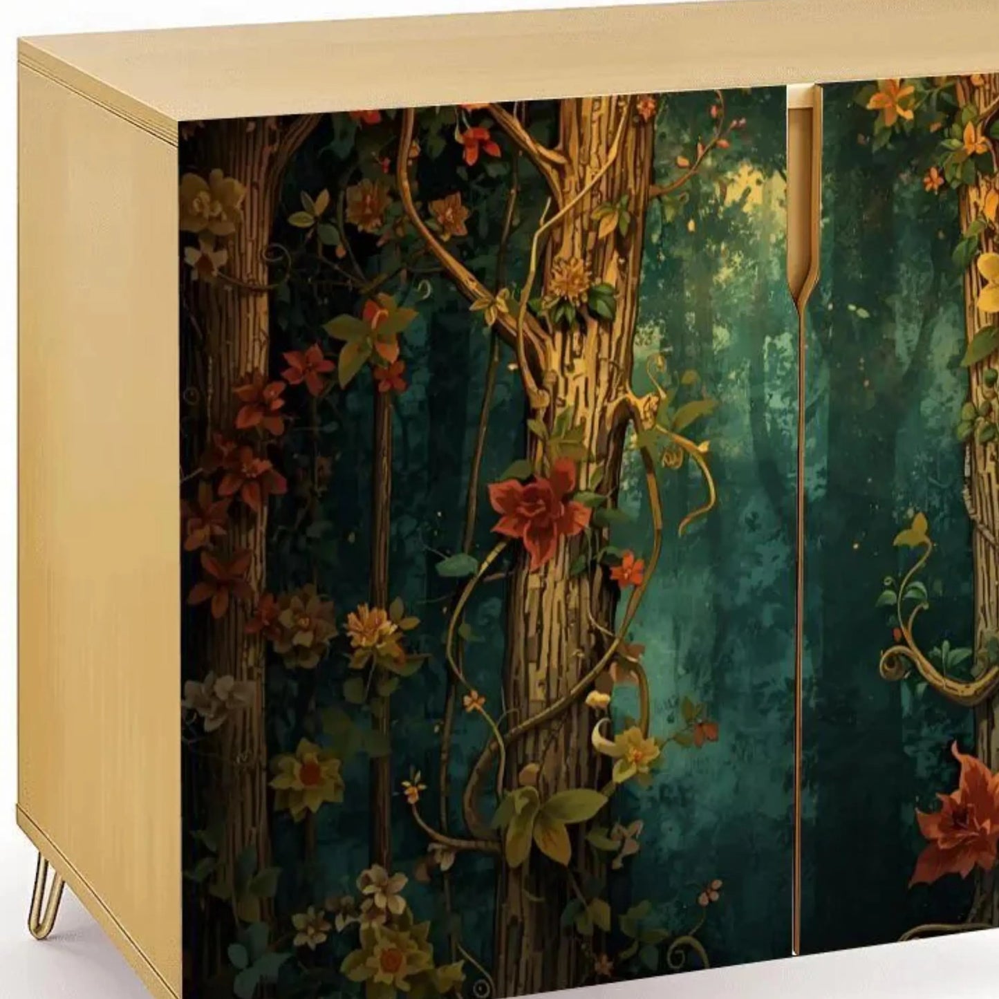 Fantasy Forest Wooden Storage Cabinet (Made in USA)