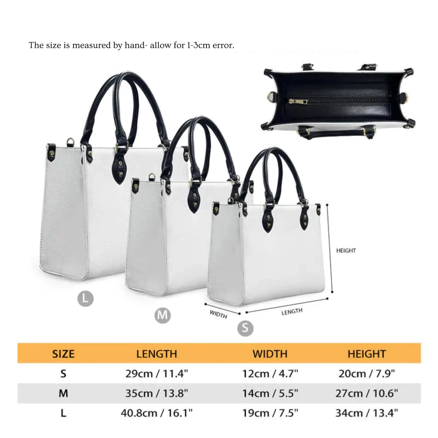 Orange Ombre Women's PU Leather Shoulder Handbag