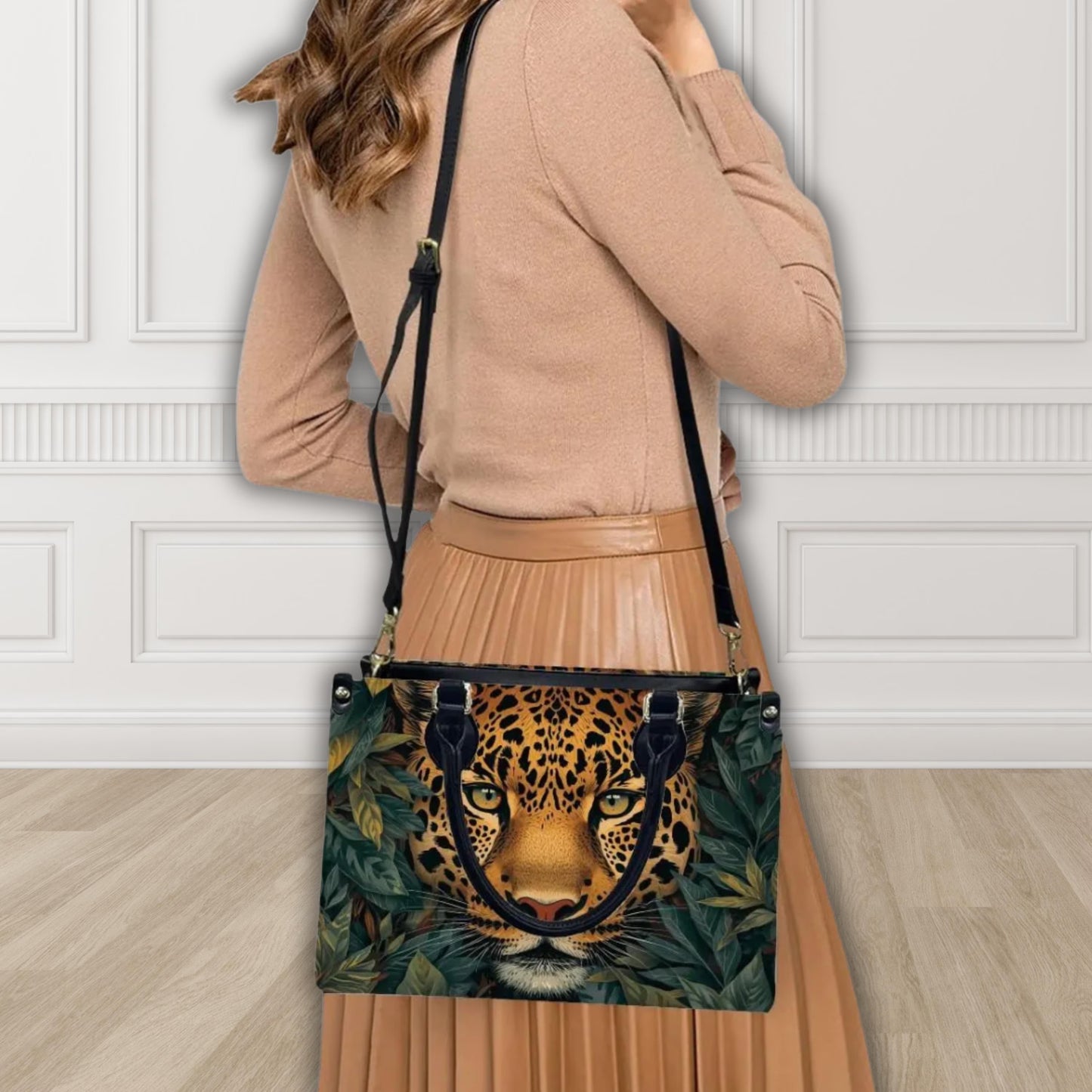 Jaguar Women's PU Leather Shoulder Handbag