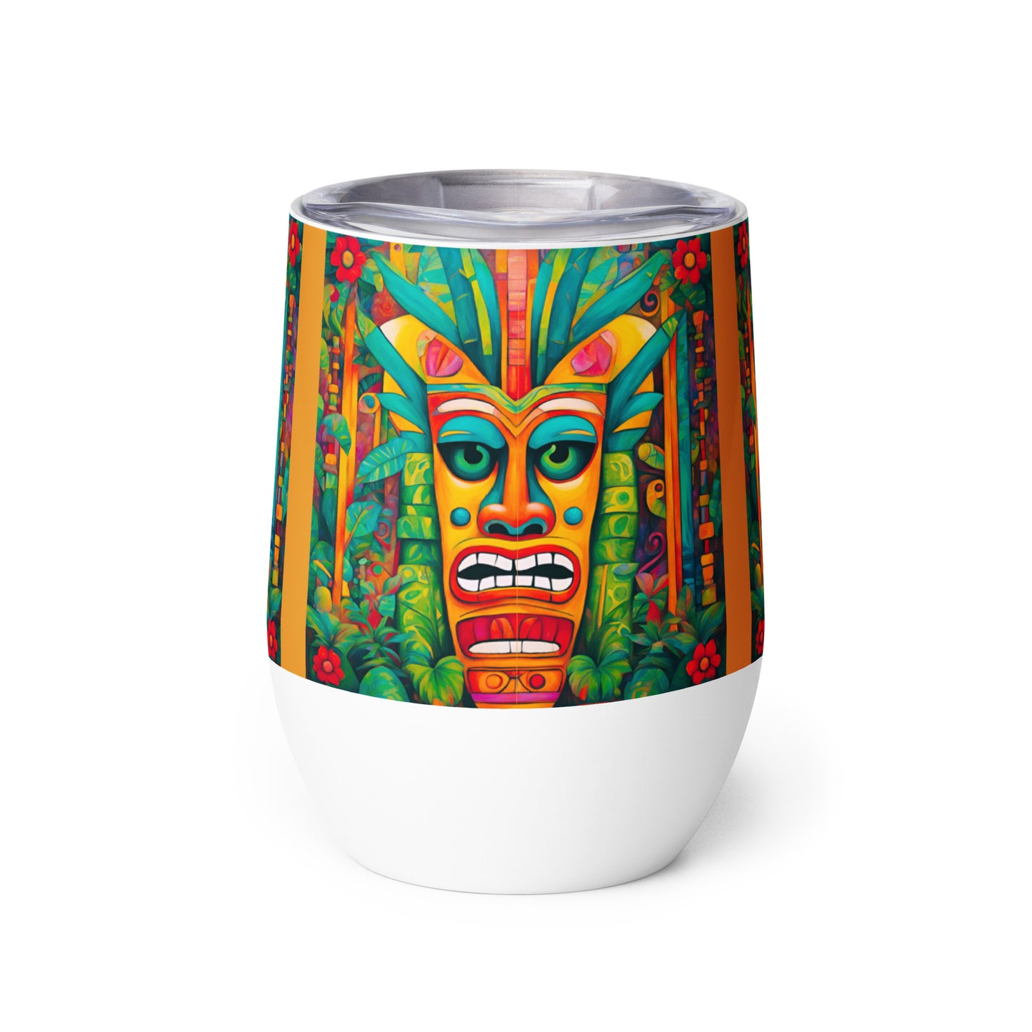 Tiki Joe Wine tumbler