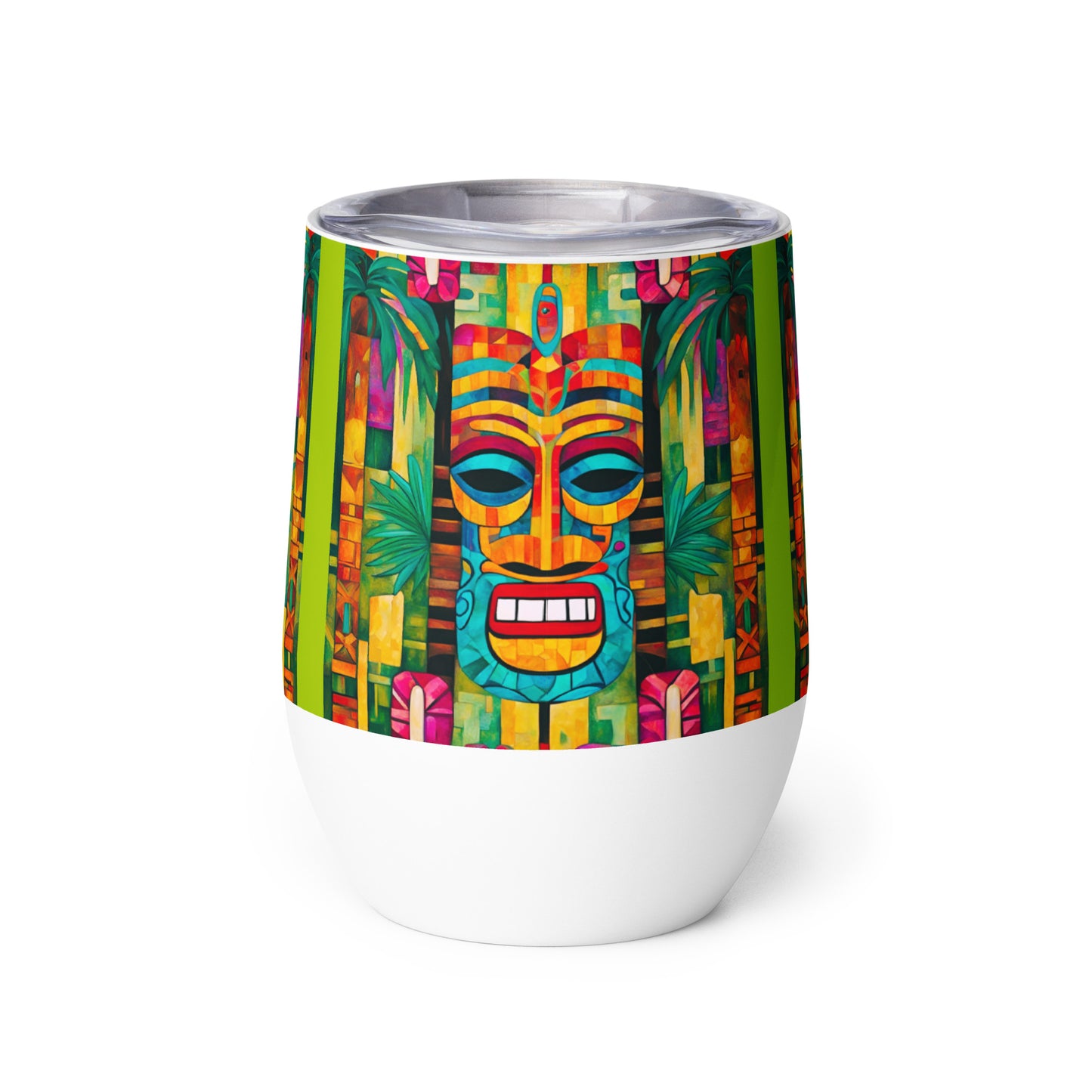 Tiki Burt Wine tumbler