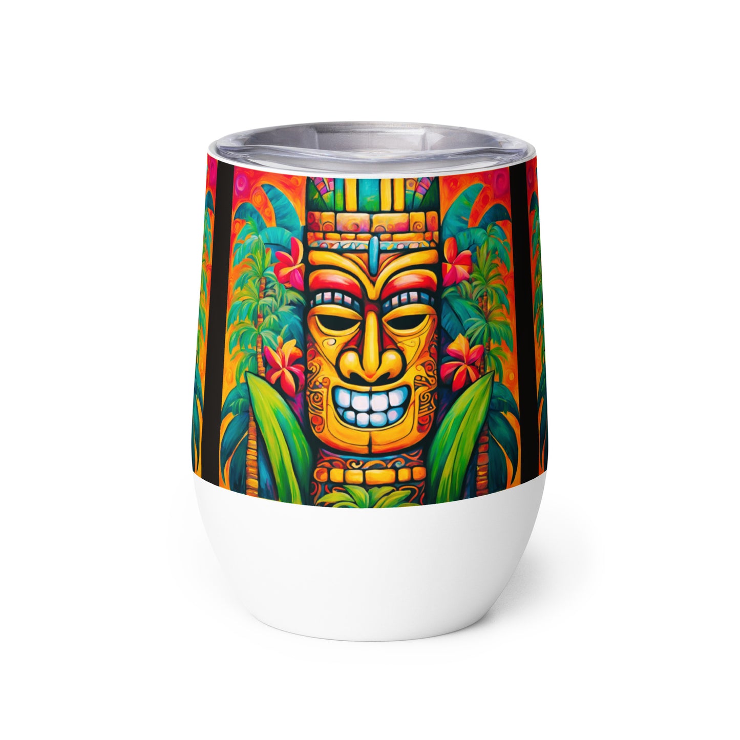 Tiki Tom Wine tumbler