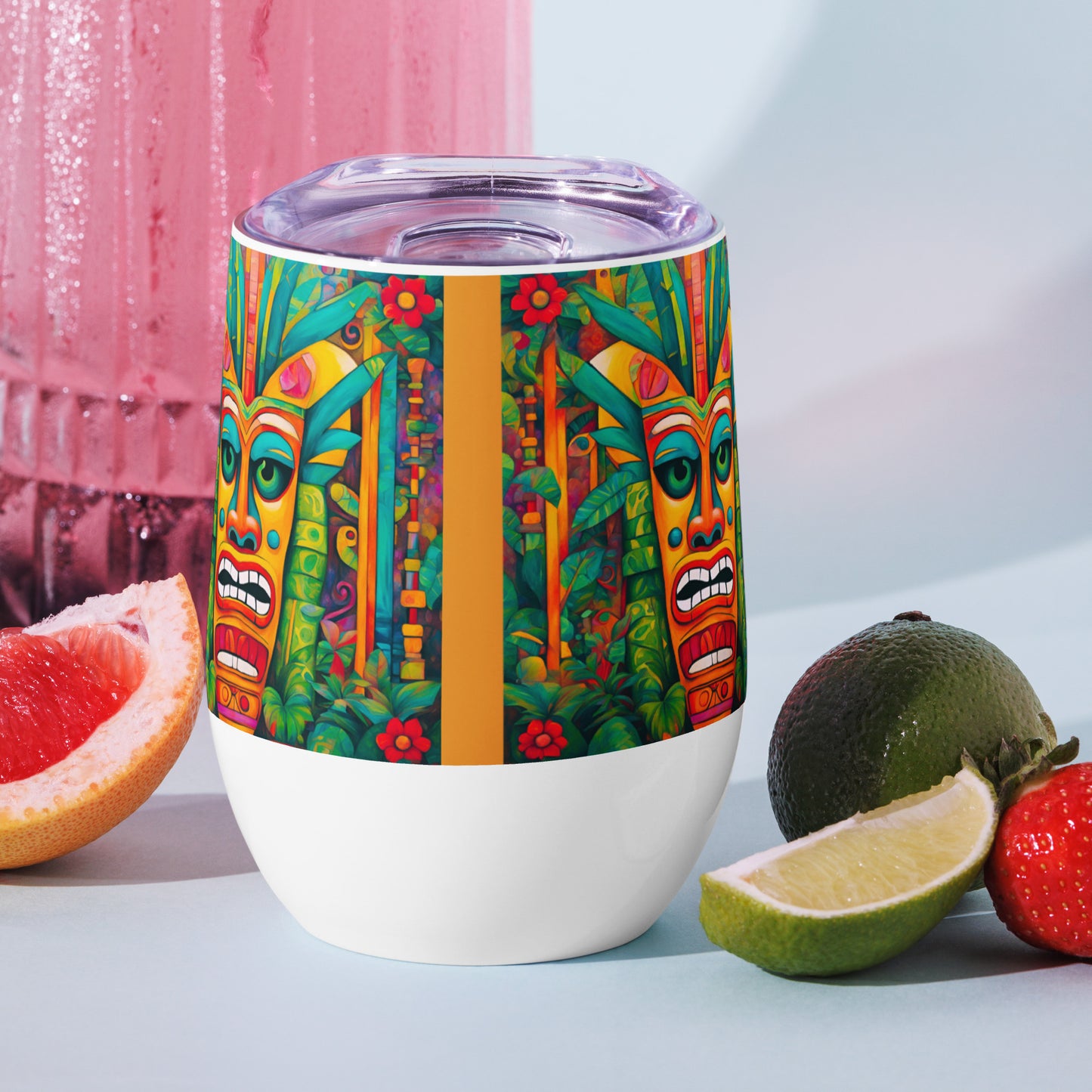 Tiki Joe Wine tumbler