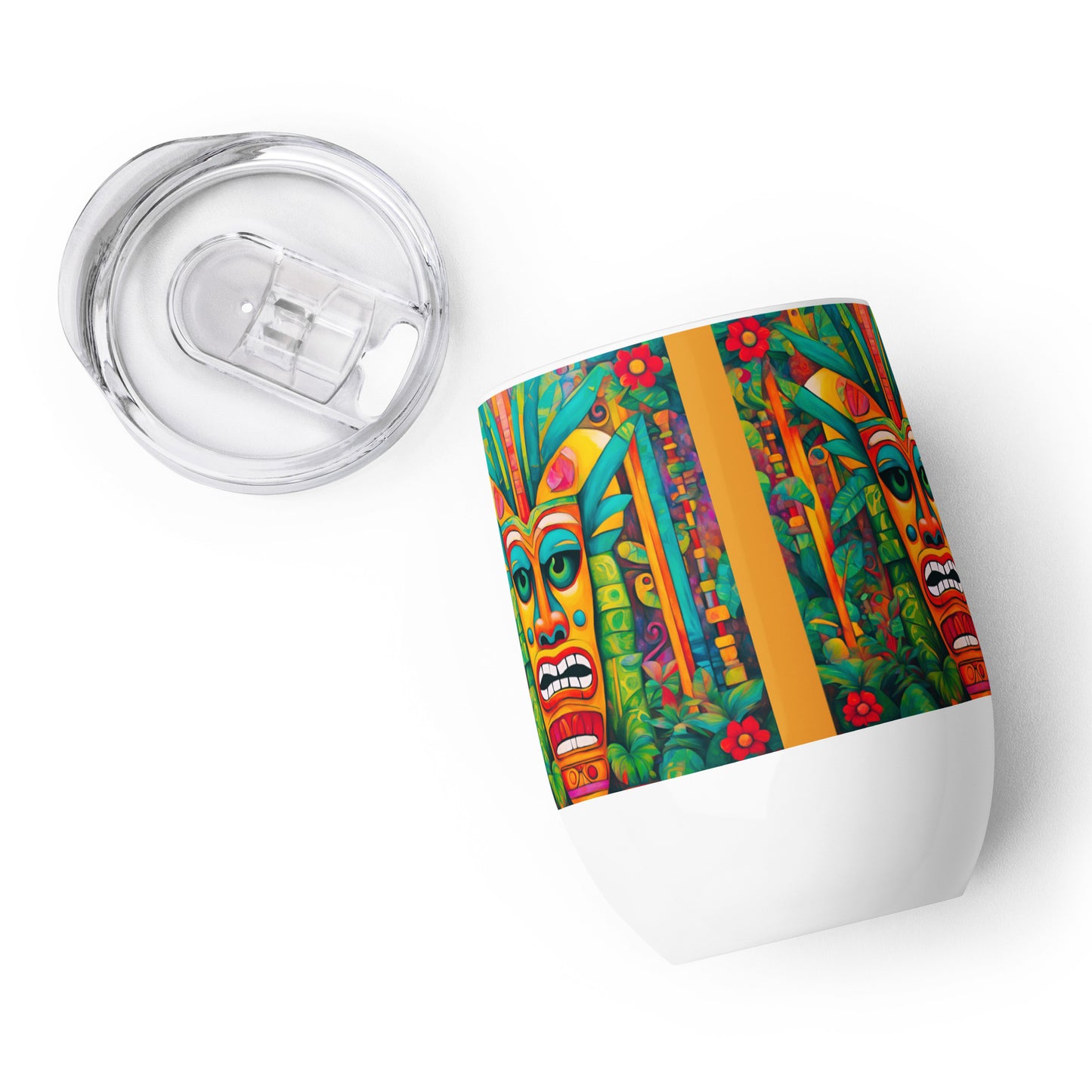 Tiki Joe Wine tumbler