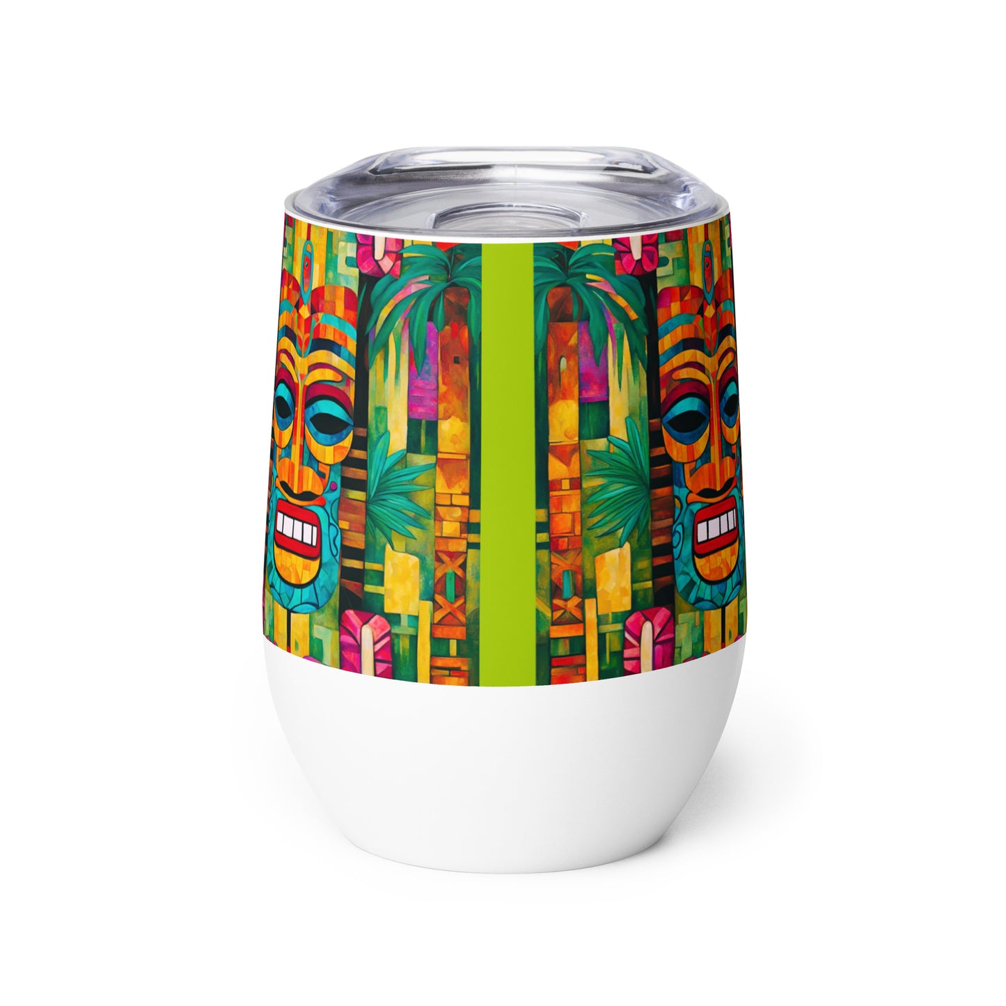 Tiki Burt Wine tumbler