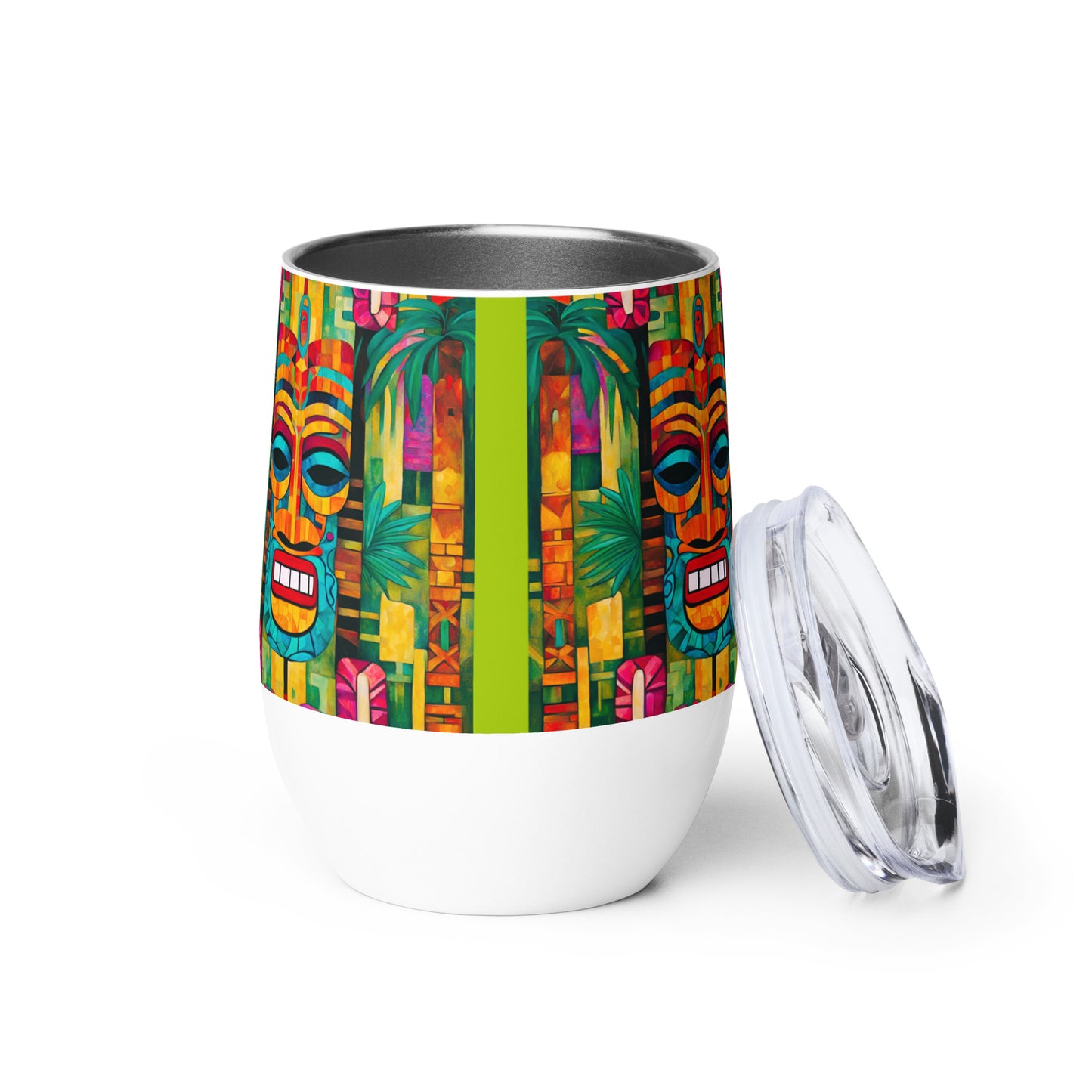 Tiki Burt Wine tumbler