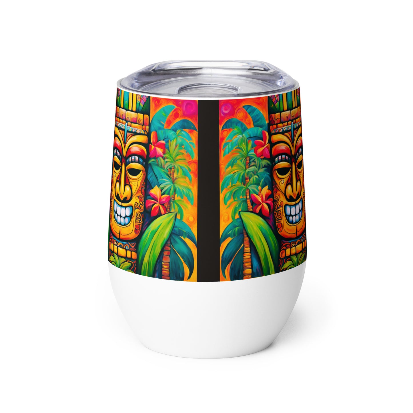 Tiki Tom Wine tumbler