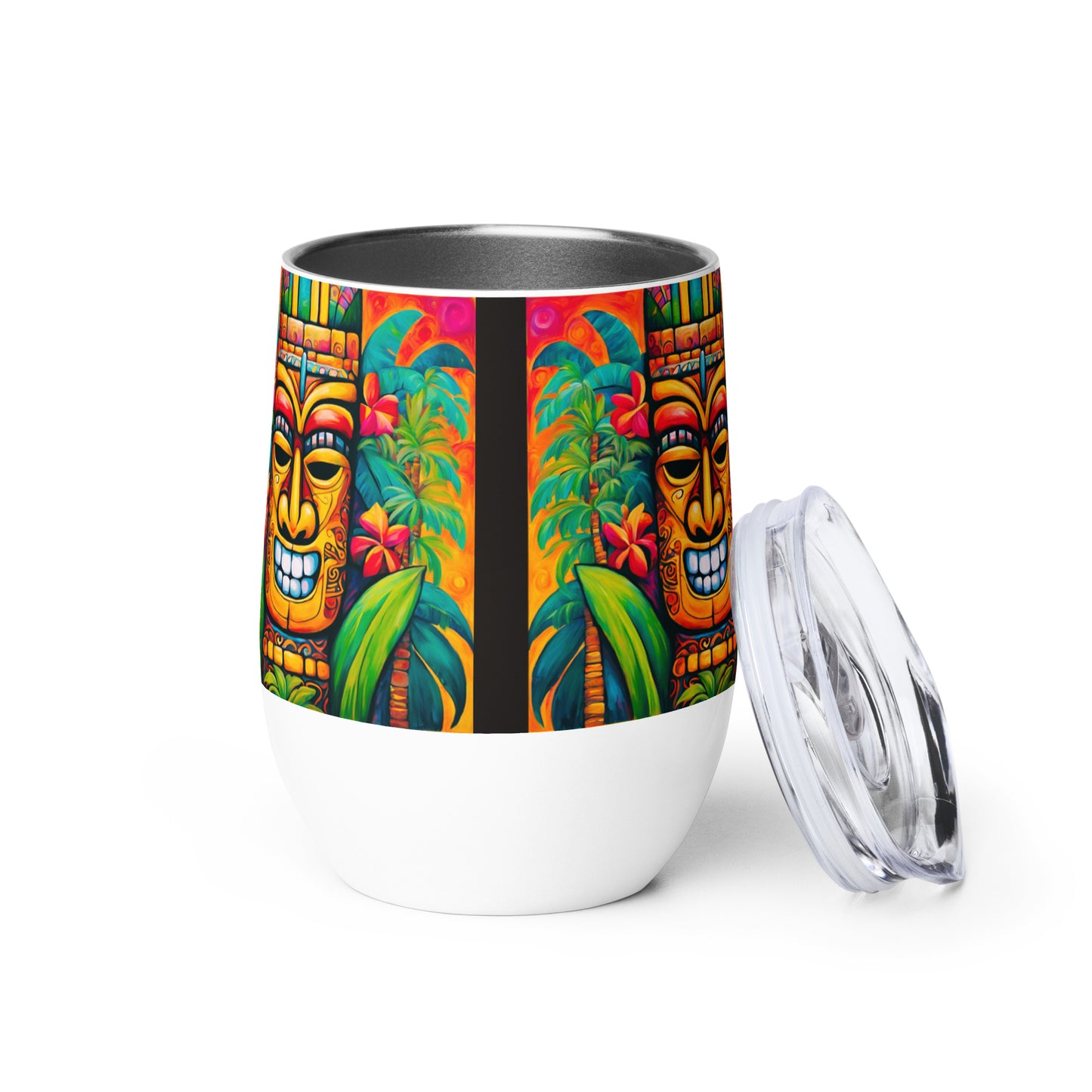 Tiki Tom Wine tumbler