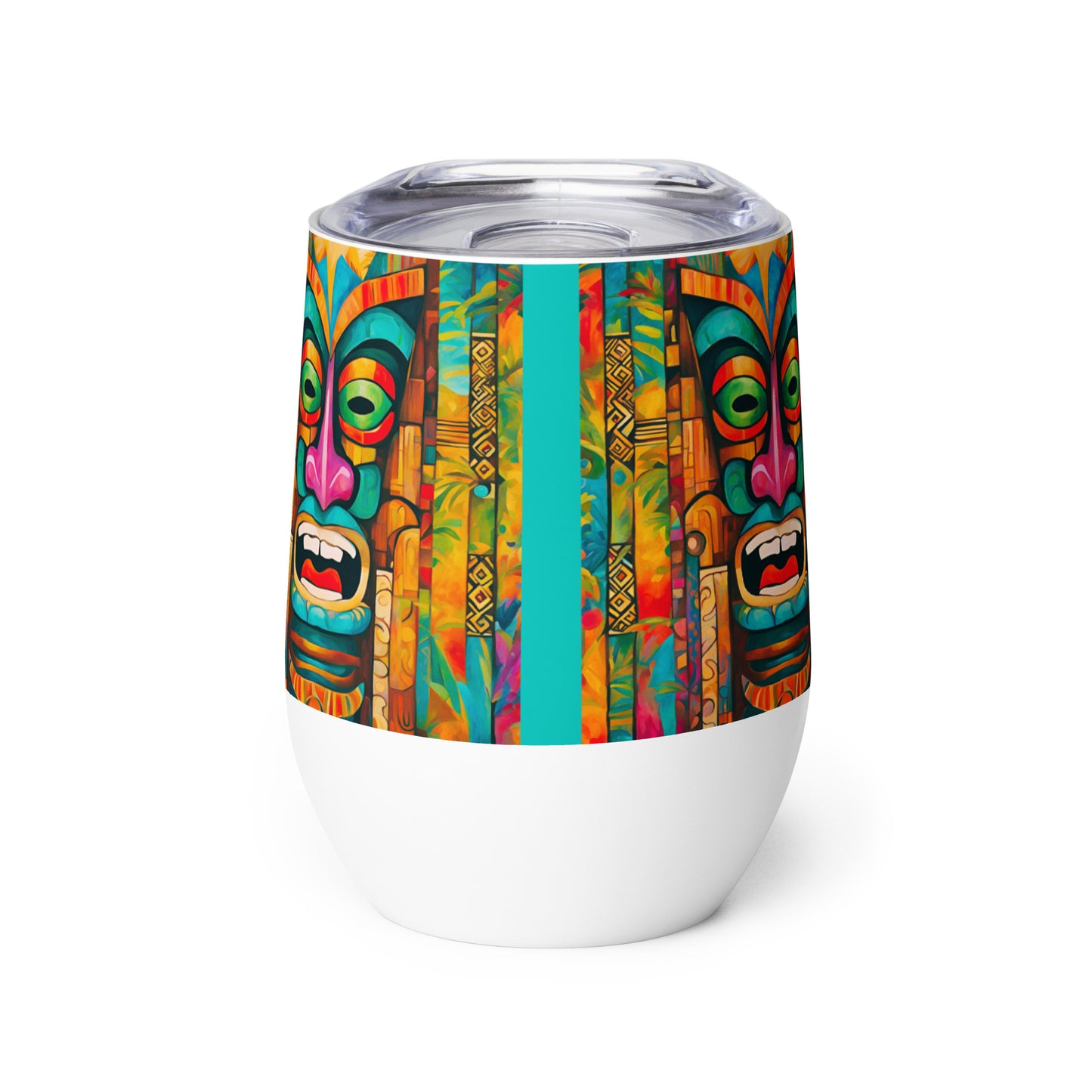 Tiki Jive Wine tumbler