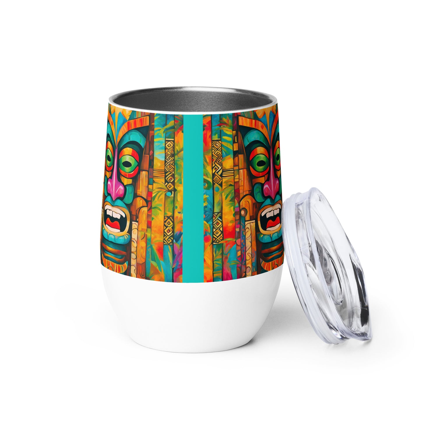Tiki Jive Wine tumbler