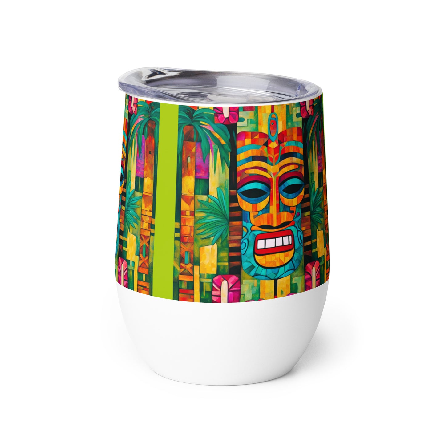 Tiki Burt Wine tumbler