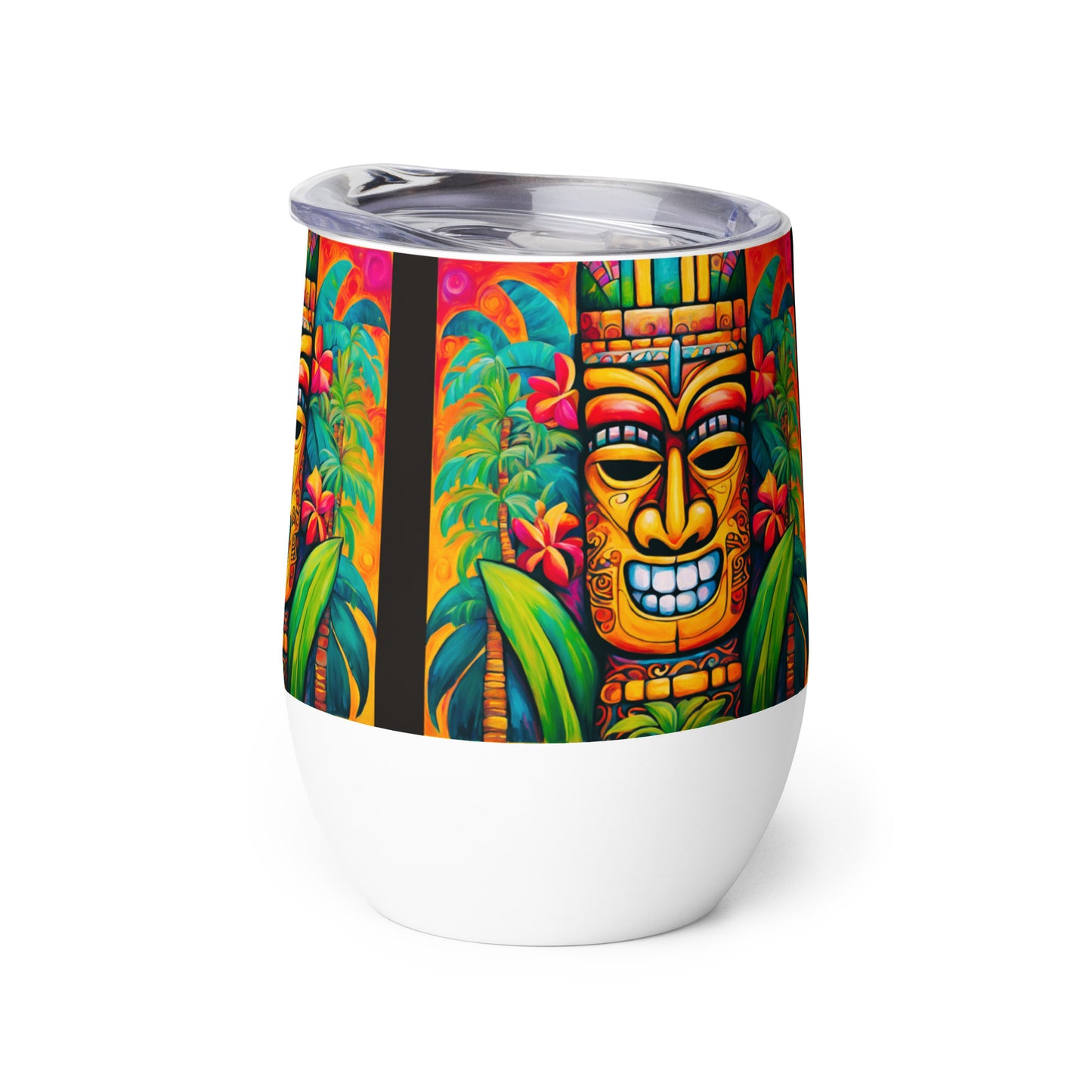 Tiki Tom Wine tumbler