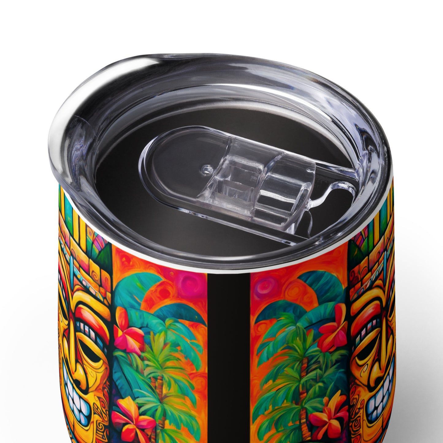 Tiki Tom Wine tumbler