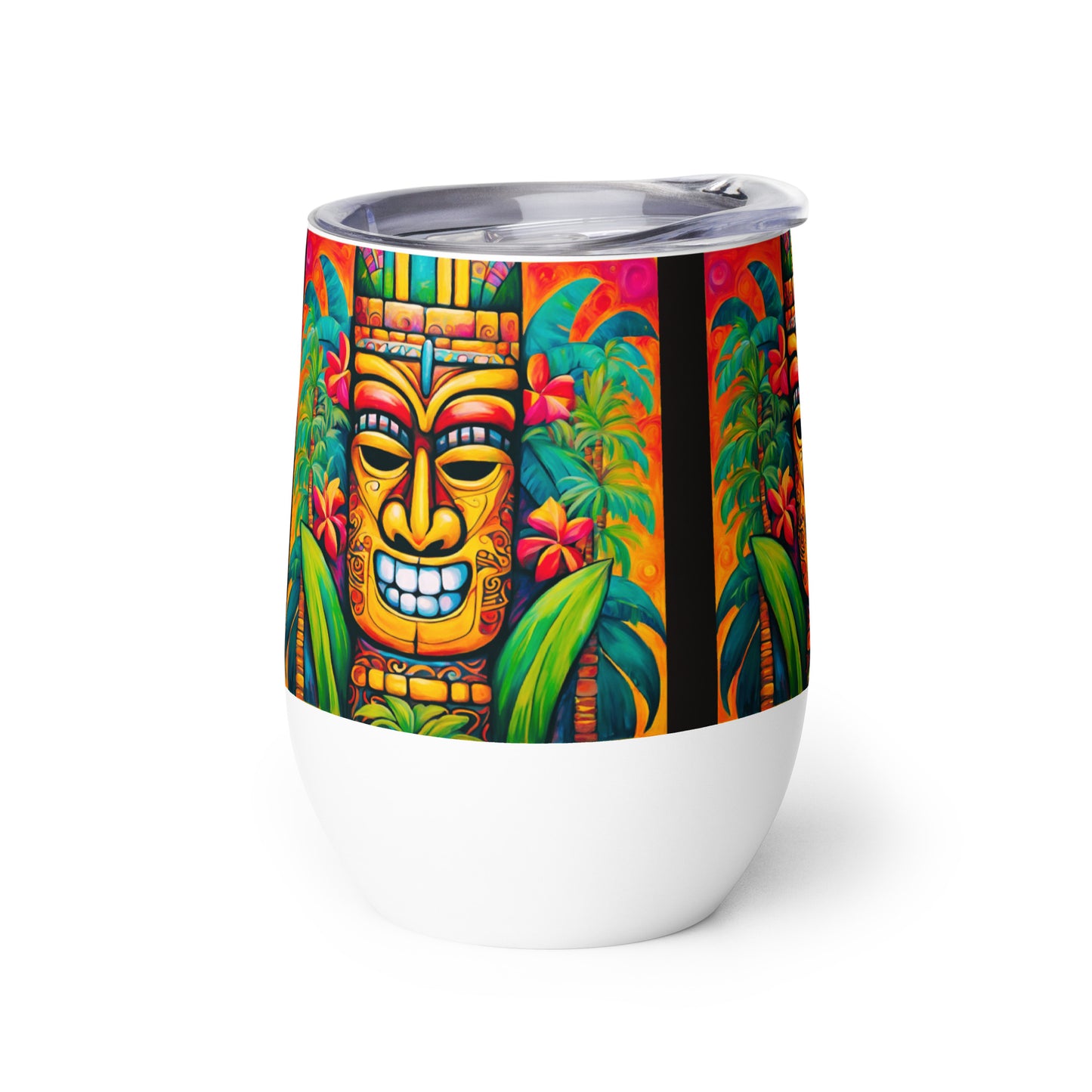 Tiki Tom Wine tumbler