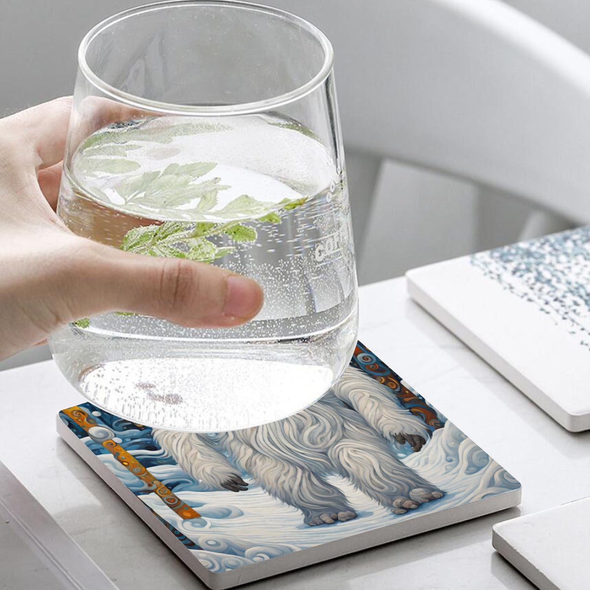 Yeti Absorbent Coasters- Set of 4