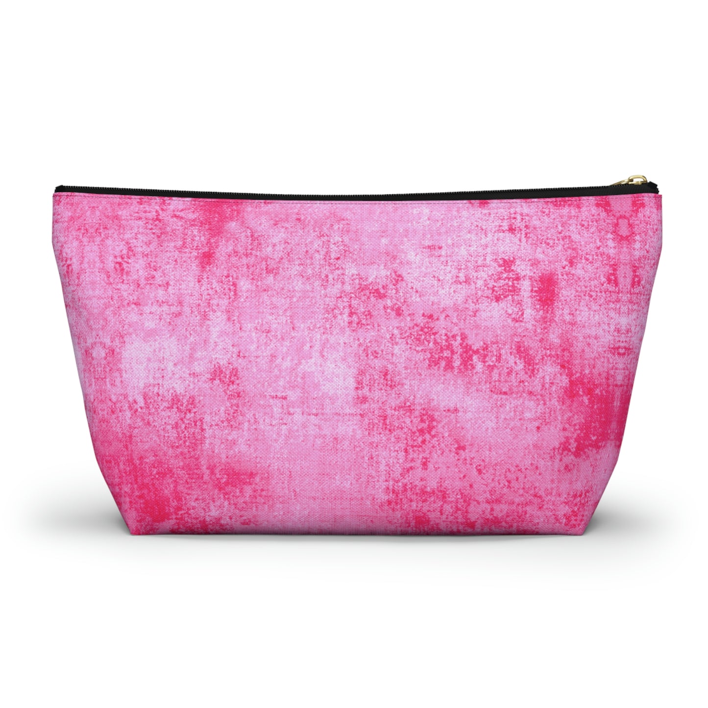 Pink Grunge Accessory Pouch w T-bottom