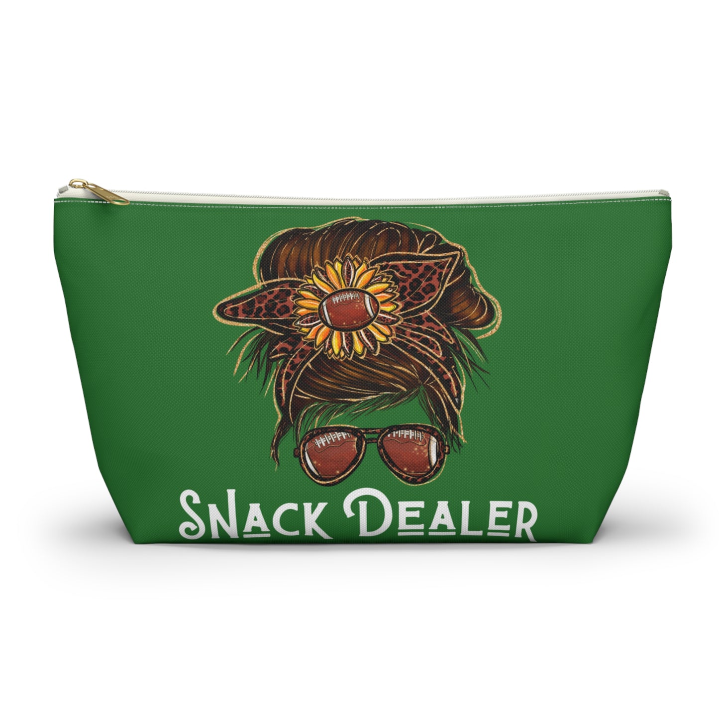 Snack Dealer Football Accessory Pouch w T-bottom