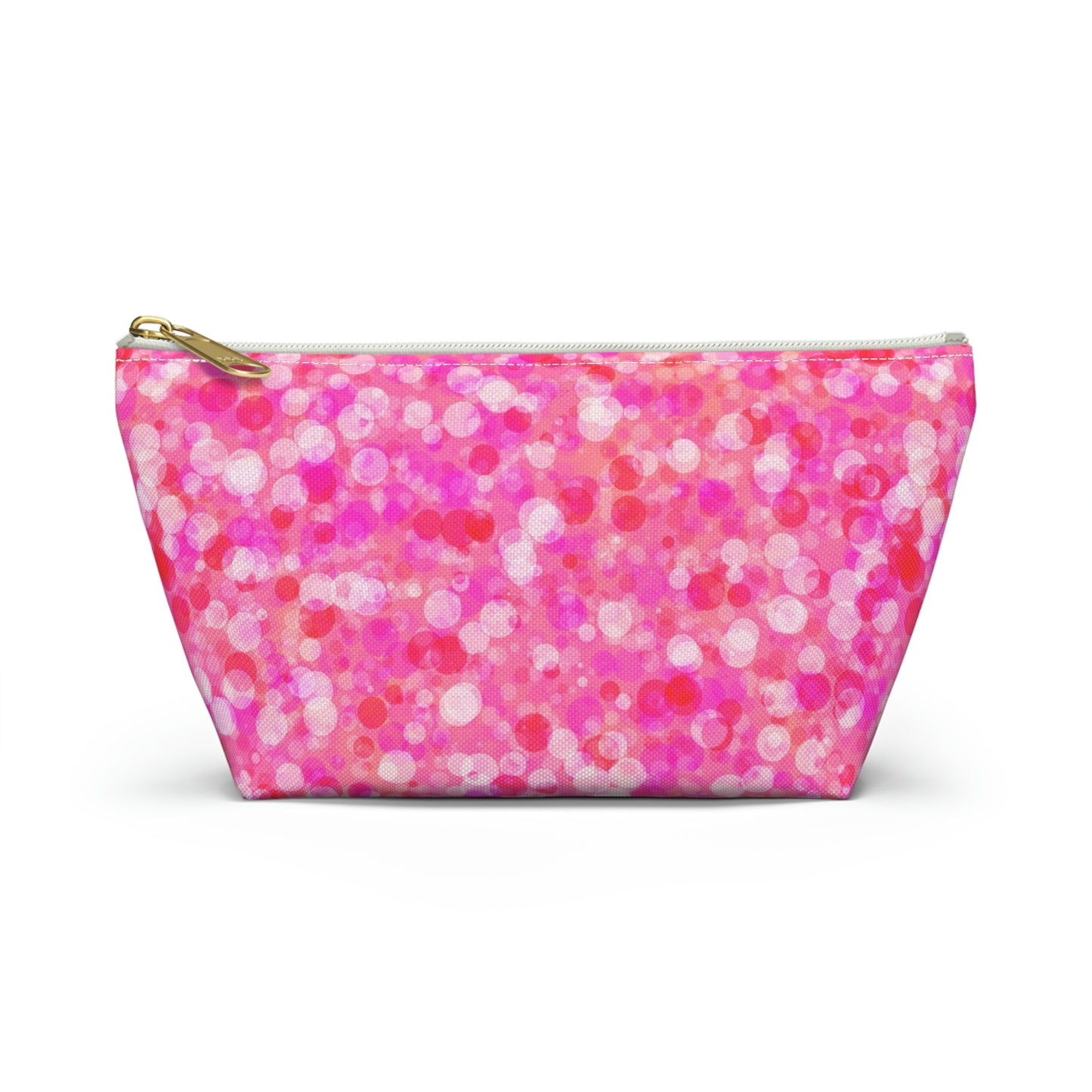 Poppin Pink Accessory Pouch w T-bottom