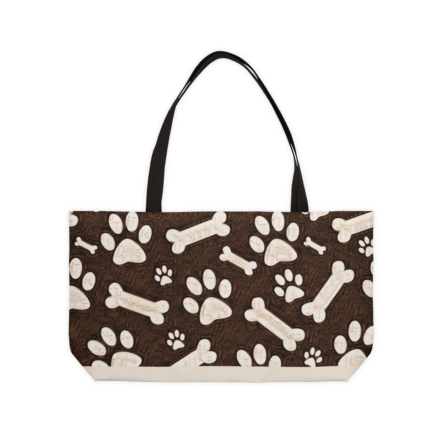 Bow Wow Brown Weekender Tote Bag