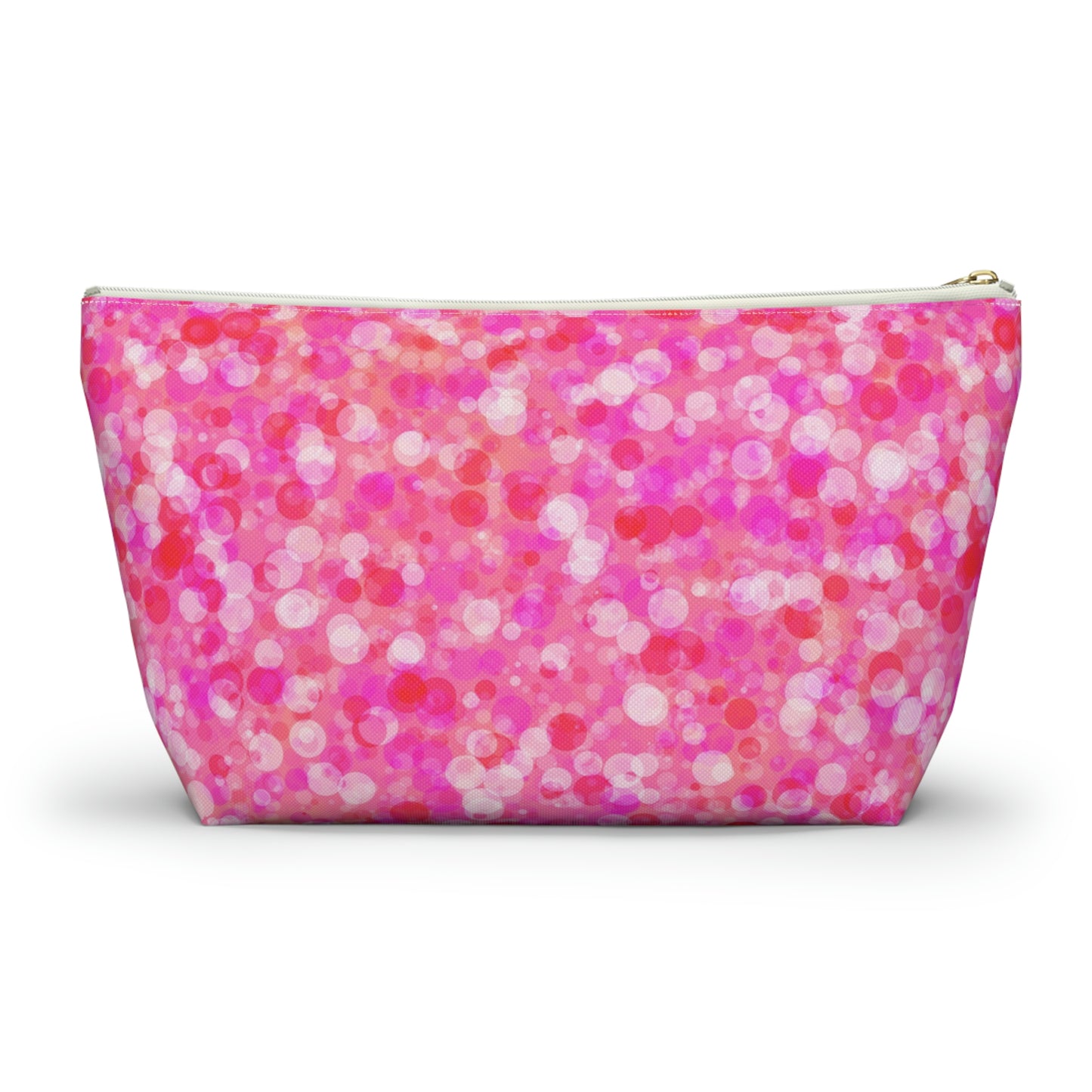 Poppin Pink Accessory Pouch w T-bottom