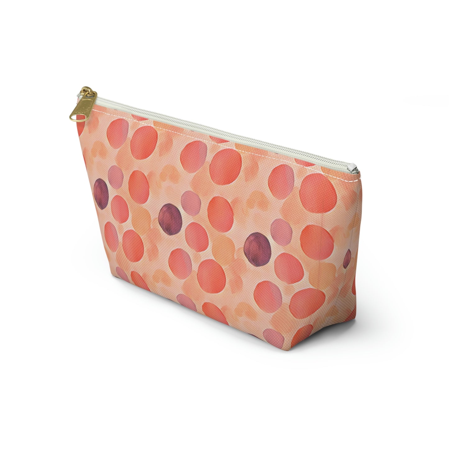 Tangerine Pop Accessory Pouch w T-bottom