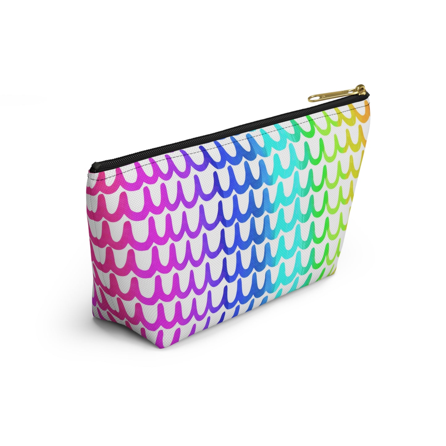 Rainbow Waves Accessory Pouch w T-bottom