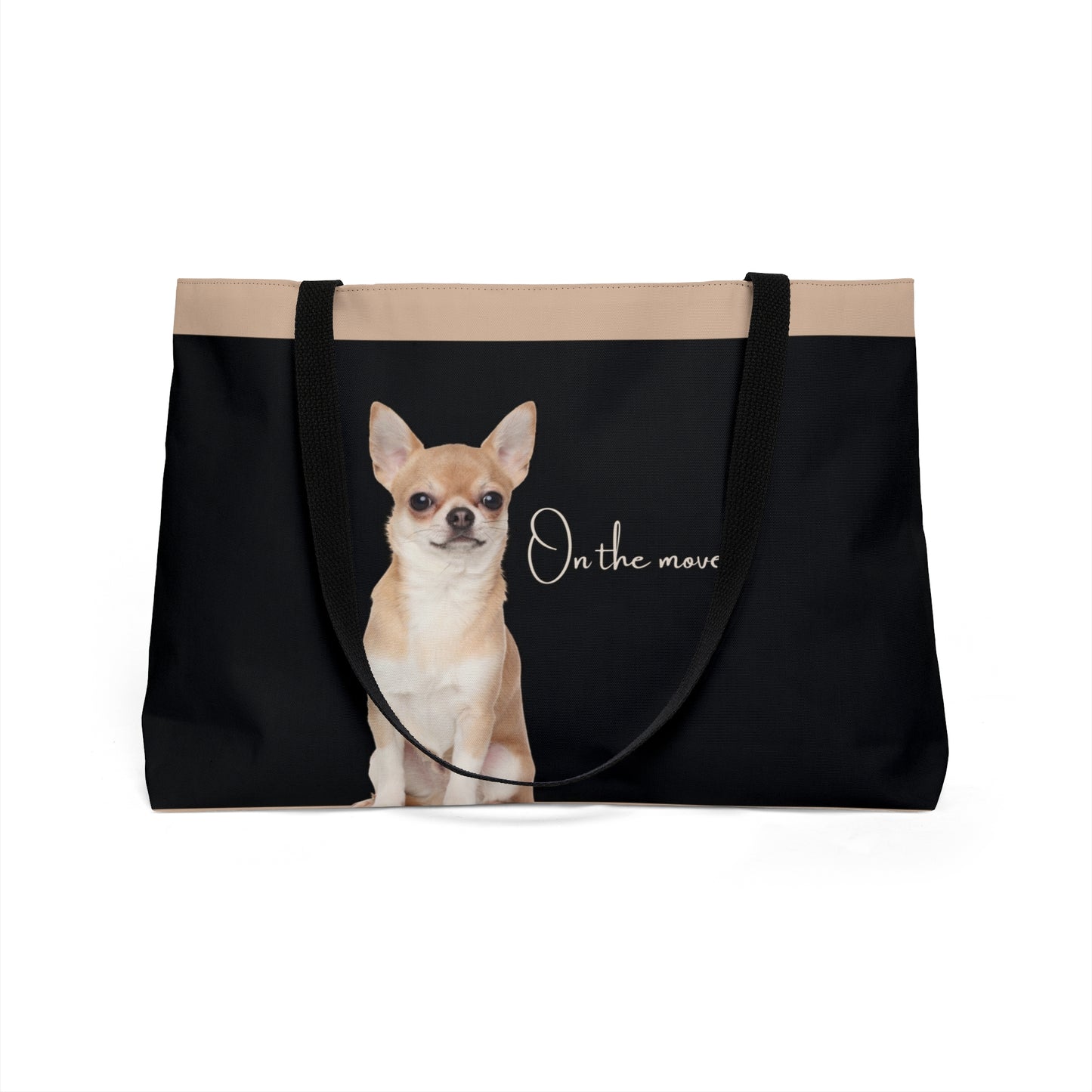 Chihuahua On the Move Weekender Tote Bag