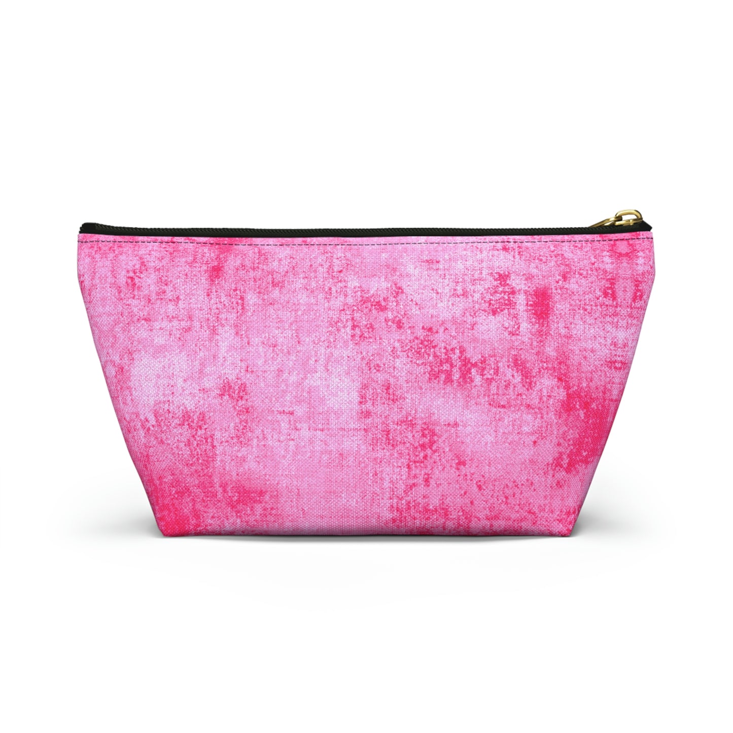 Pink Grunge Accessory Pouch w T-bottom