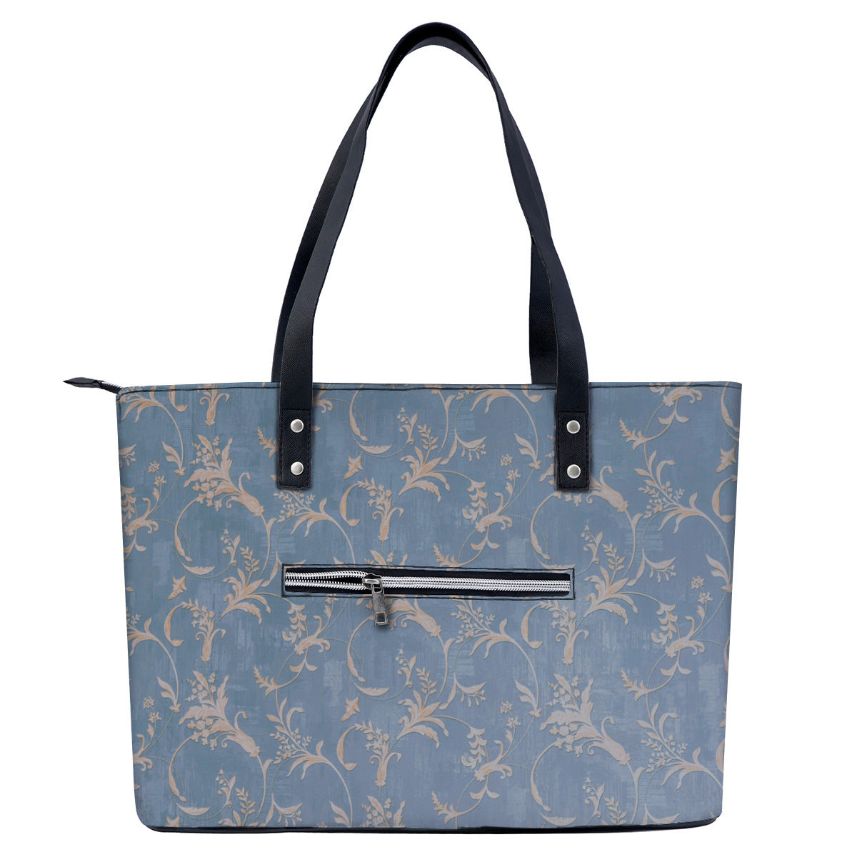 French Bulldog PU Leather Handbag Tote