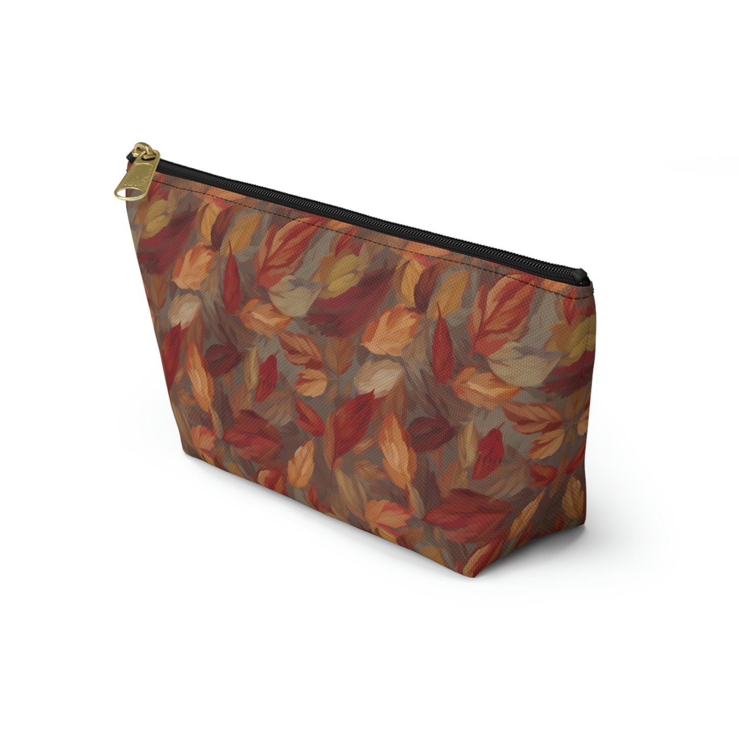 Falling Leaves Accessory Pouch w T-bottom