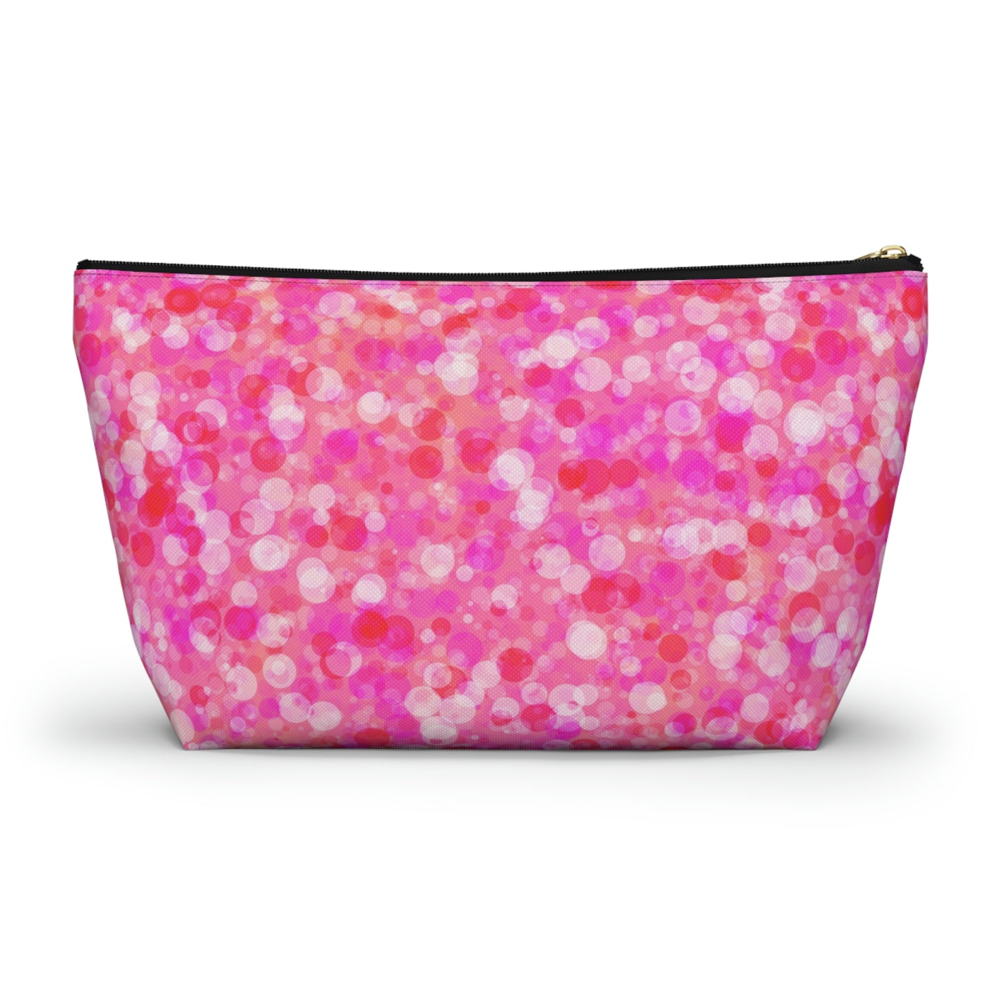 Poppin Pink Accessory Pouch w T-bottom