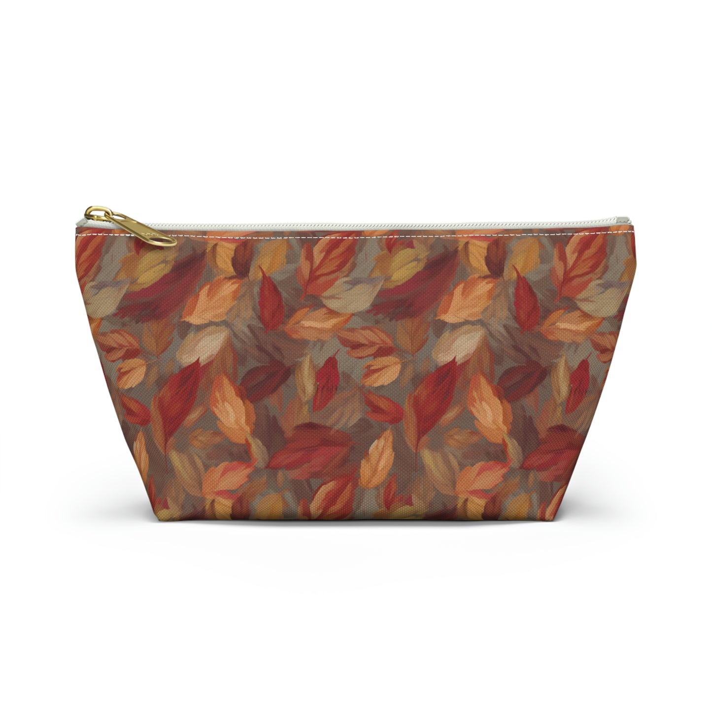 Falling Leaves Accessory Pouch w T-bottom