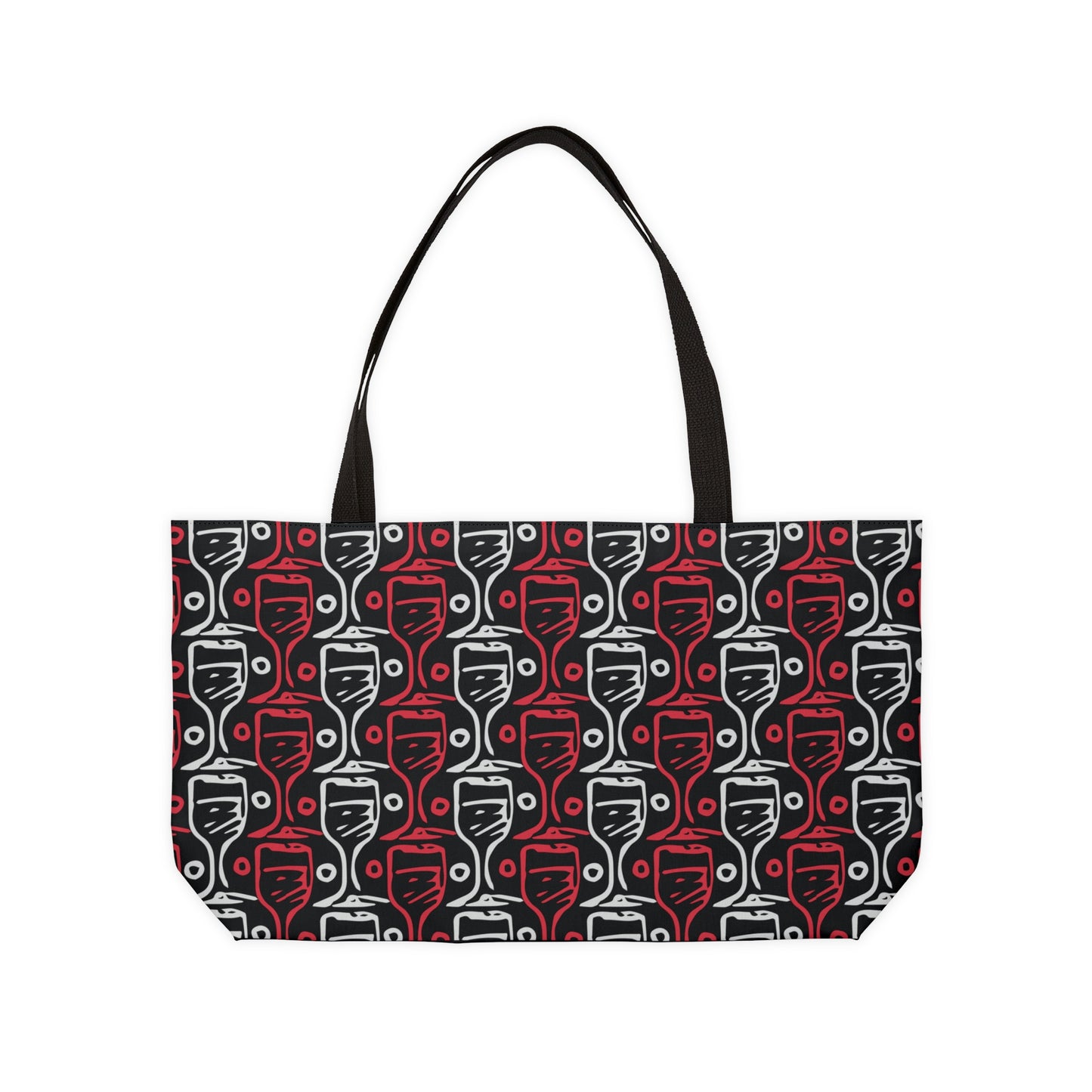 Wine Glass Weekender Tote Bag