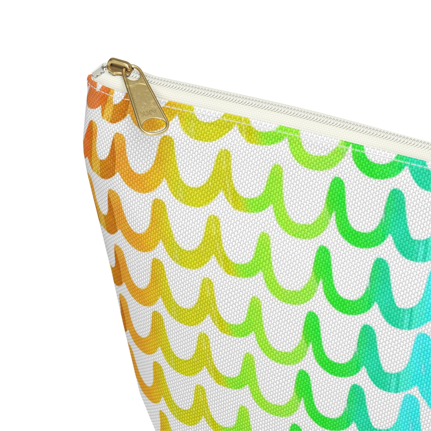 Rainbow Waves Accessory Pouch w T-bottom