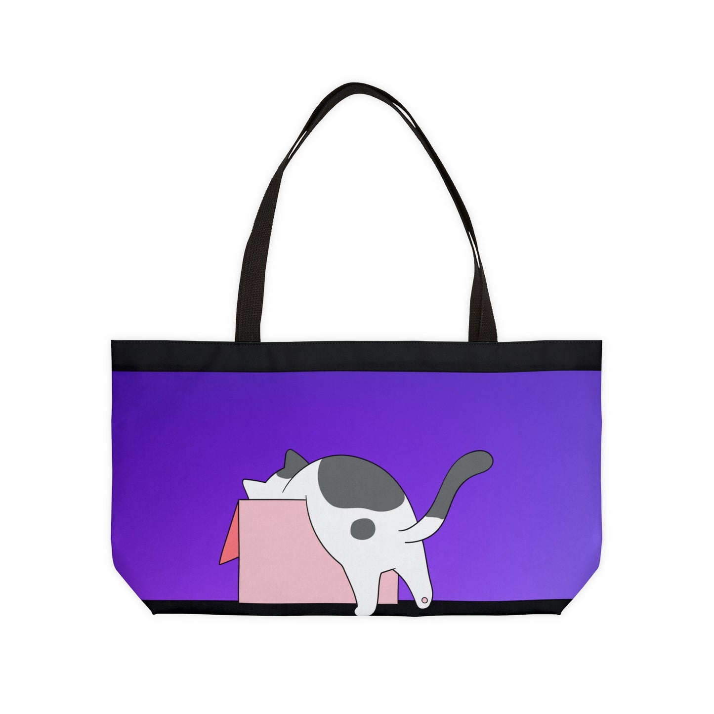 Cat Theatre Weekender Tote Bag