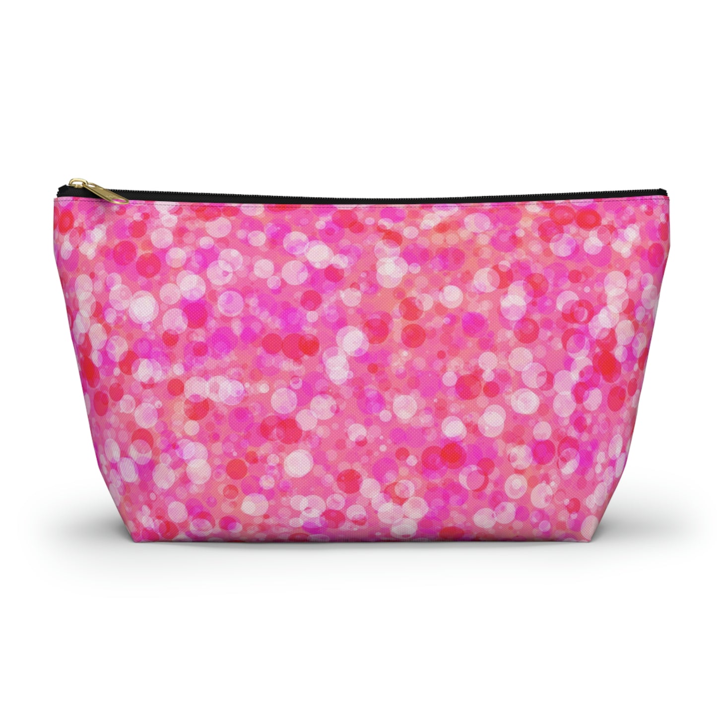 Poppin Pink Accessory Pouch w T-bottom