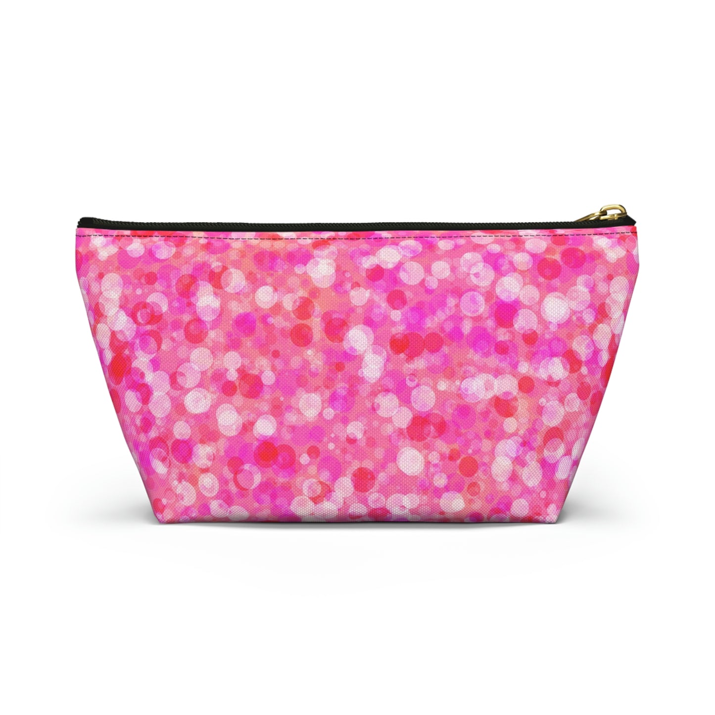 Poppin Pink Accessory Pouch w T-bottom