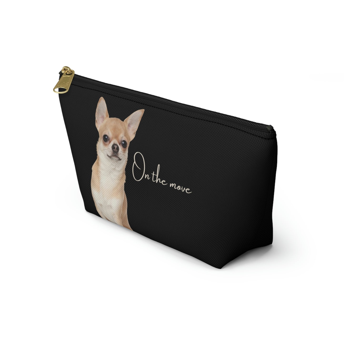 Chihuahua On the Move Accessory Pouch w T-bottom