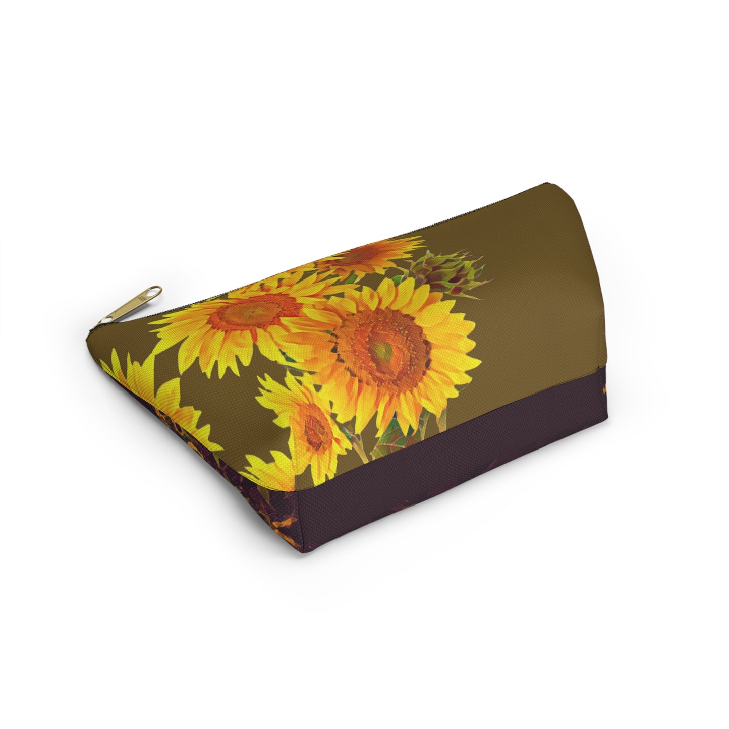 Sunflower Field Accessory Pouch w T-bottom