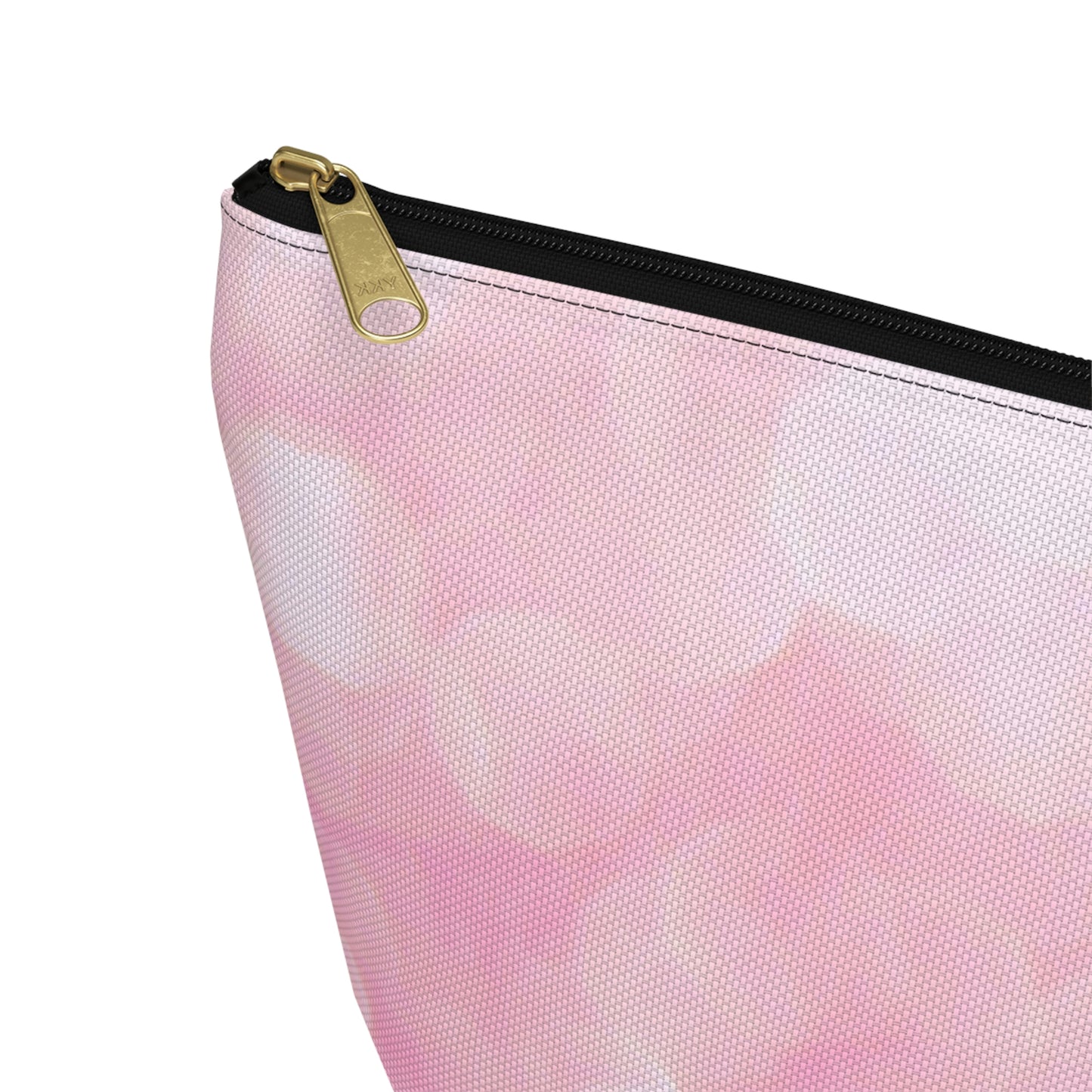 Petal Pink Sparkle  Accessory Pouch w T-bottom