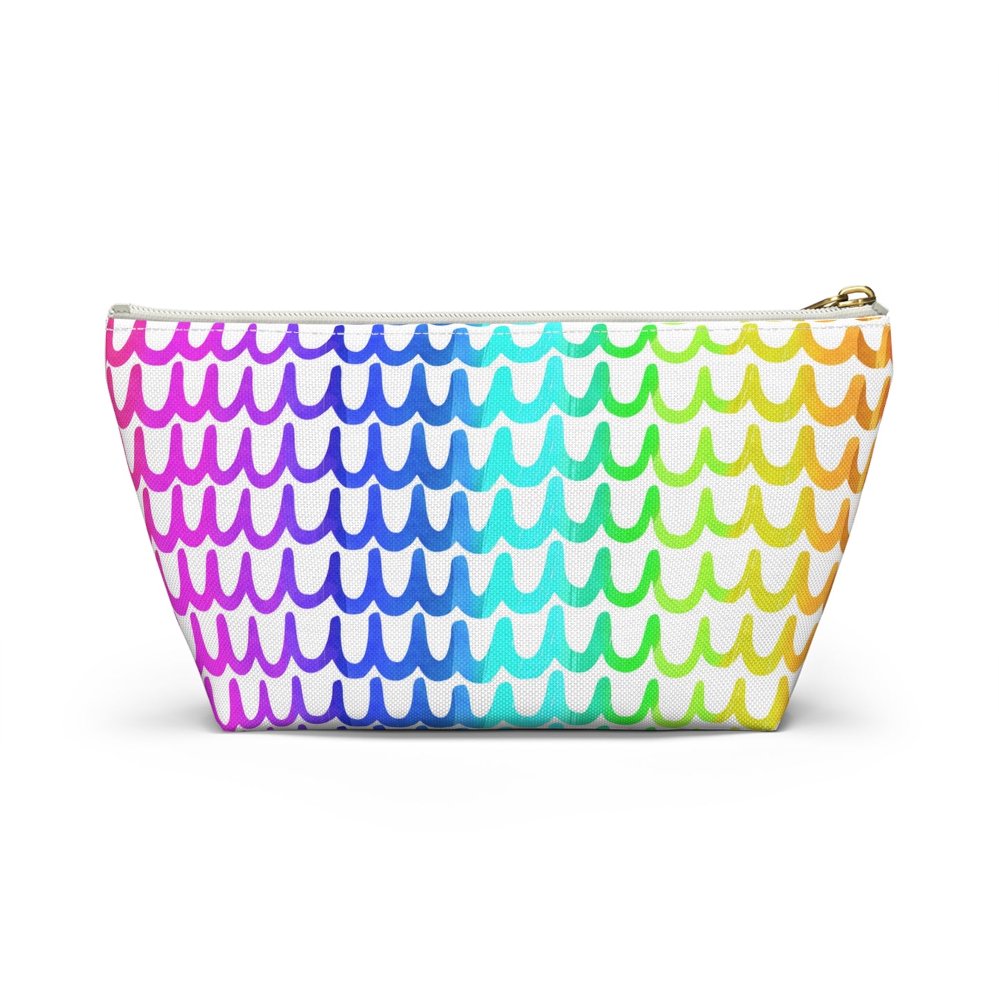 Rainbow Waves Accessory Pouch w T-bottom