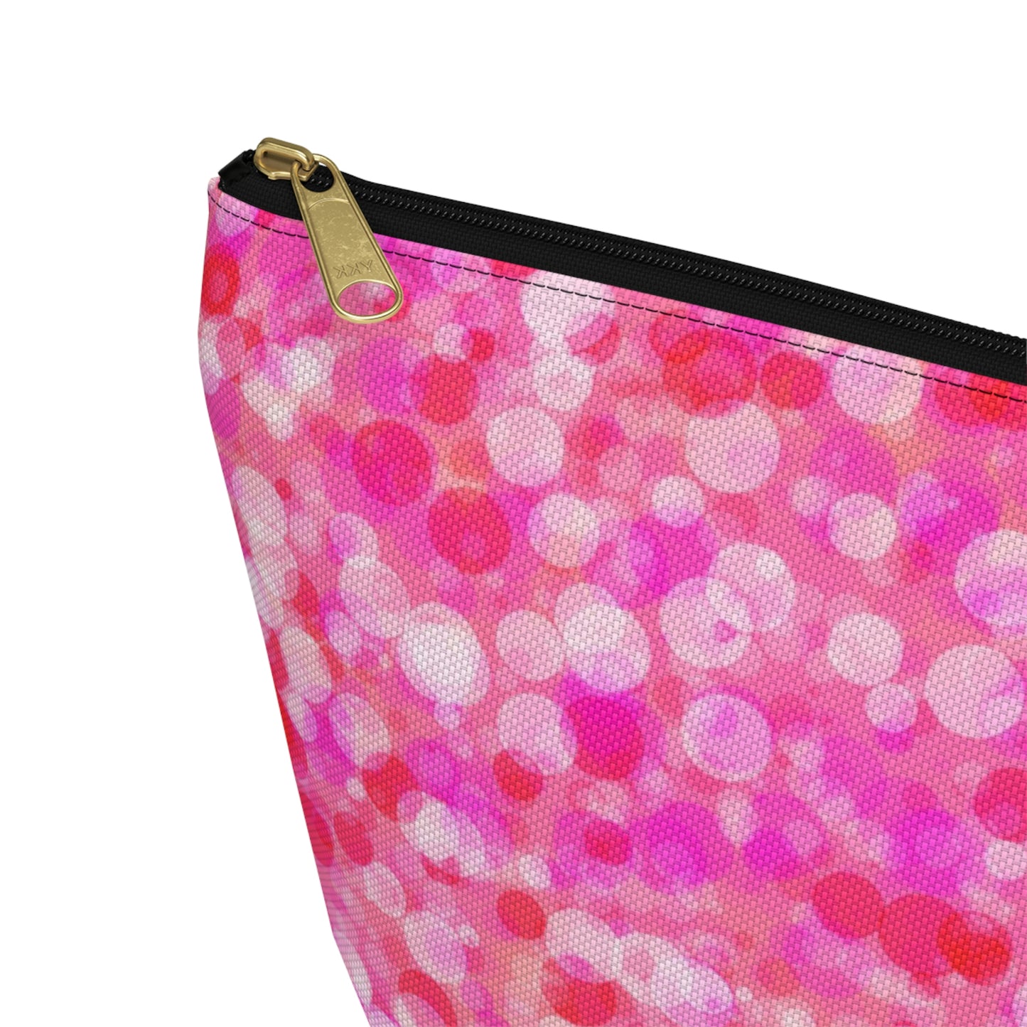 Poppin Pink Accessory Pouch w T-bottom